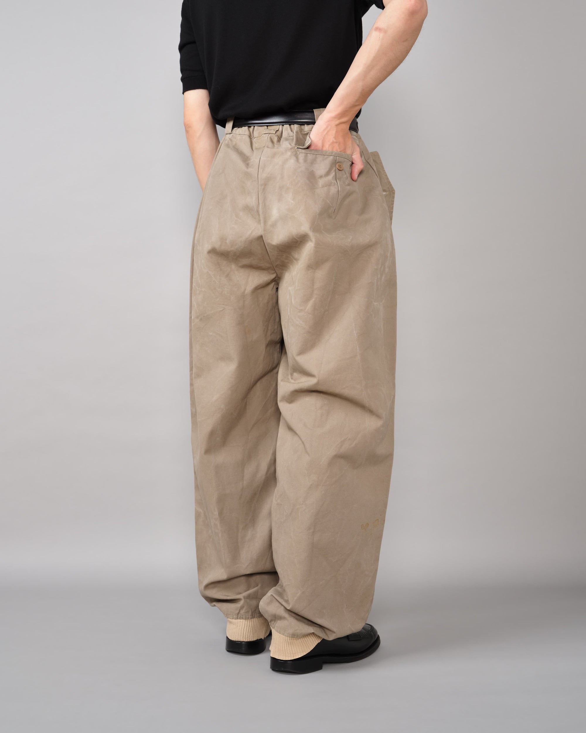 【~60's】French Vintage Cotton Canvas Ski Pants Size.95C