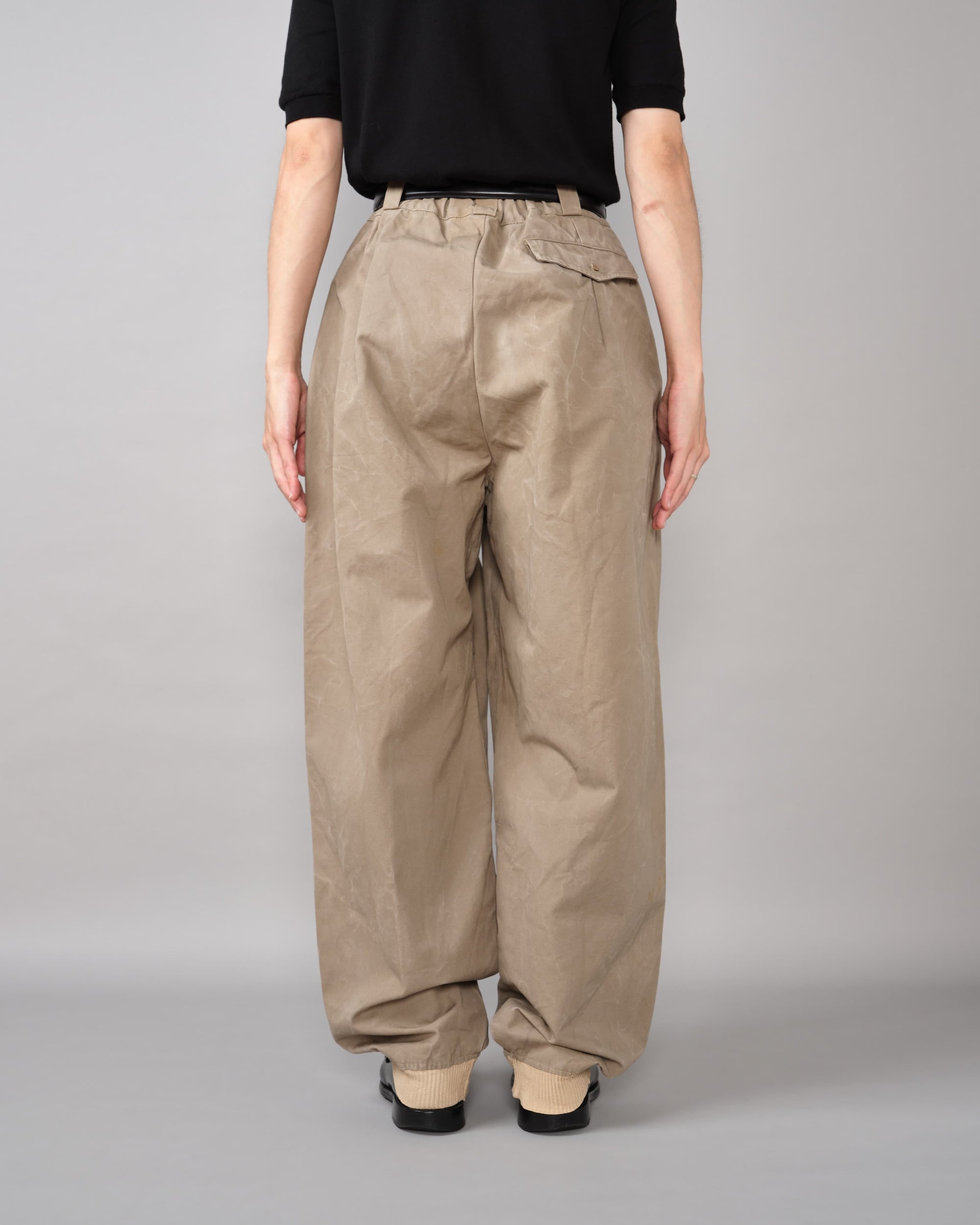 【~60's】French Vintage Cotton Canvas Ski Pants Size.95C