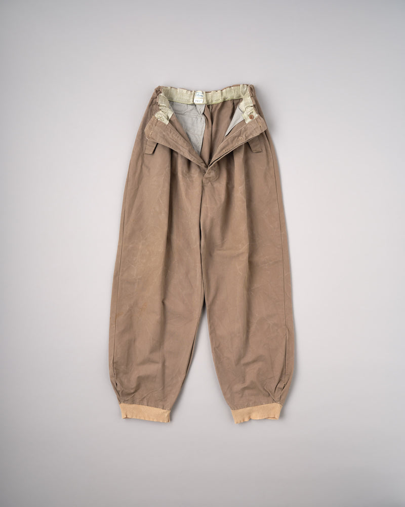 【~60's】French Vintage Cotton Canvas Ski Pants Size.95C