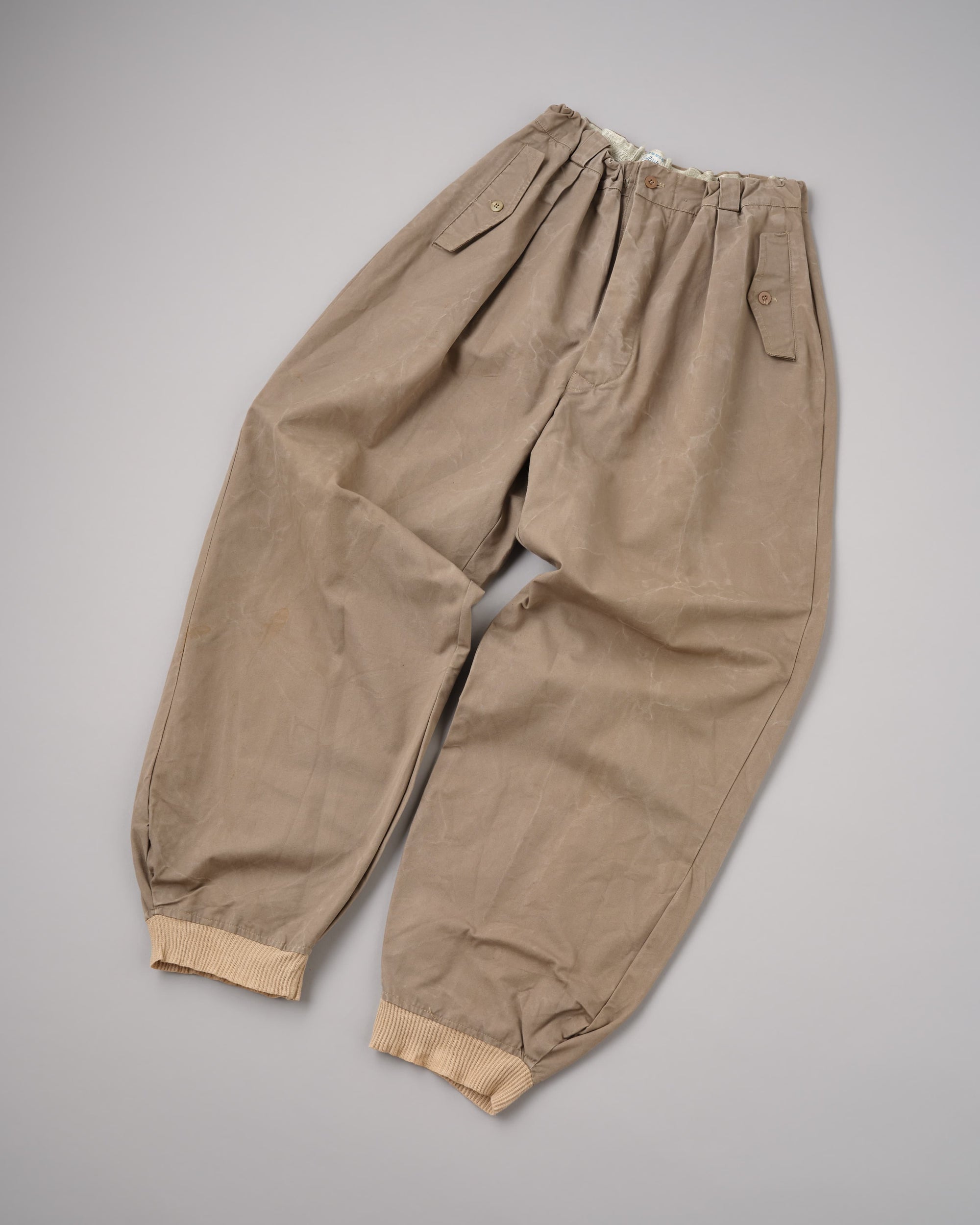 【~60's】French Vintage Cotton Canvas Ski Pants Size.95C