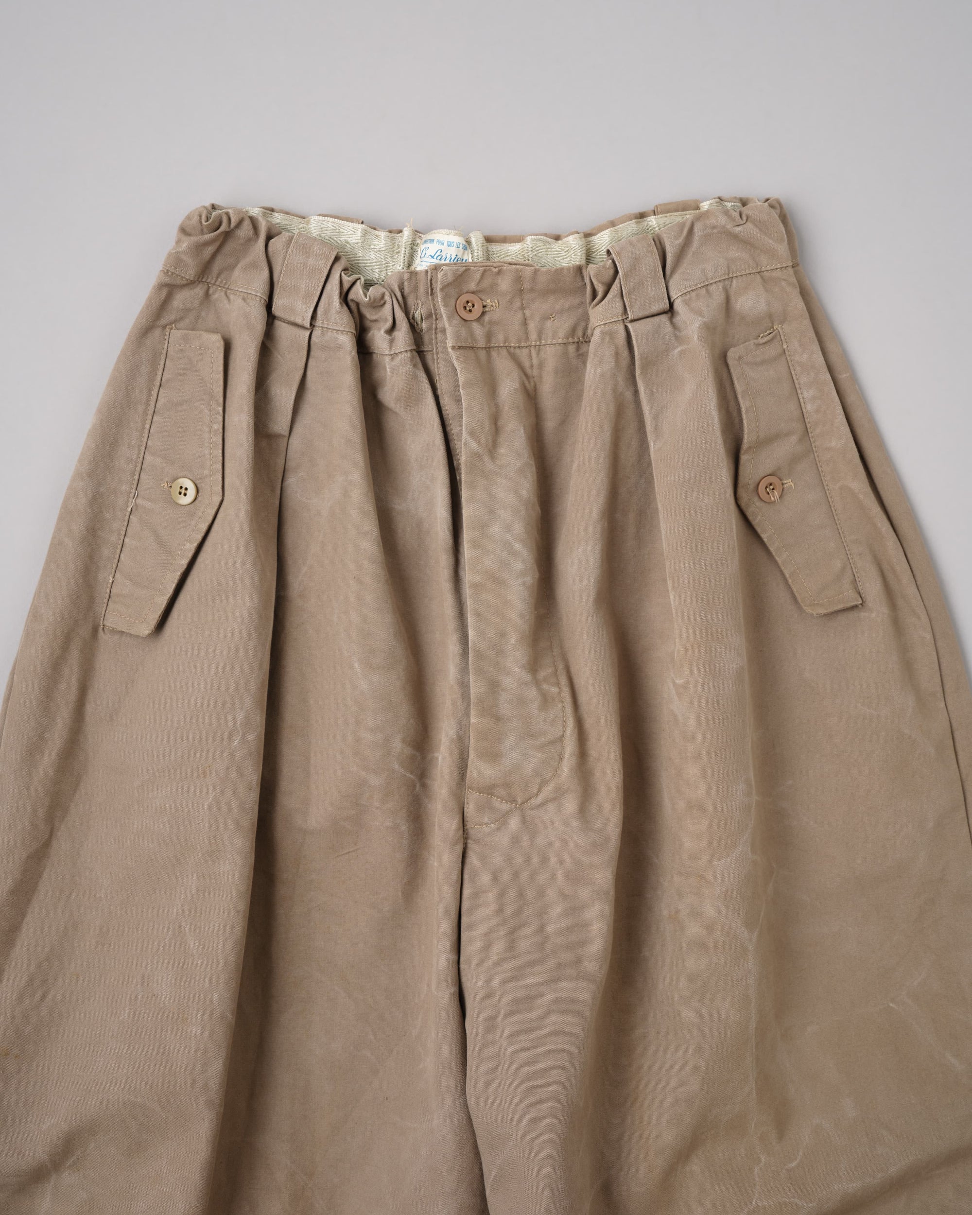 【~60's】French Vintage Cotton Canvas Ski Pants Size.95C