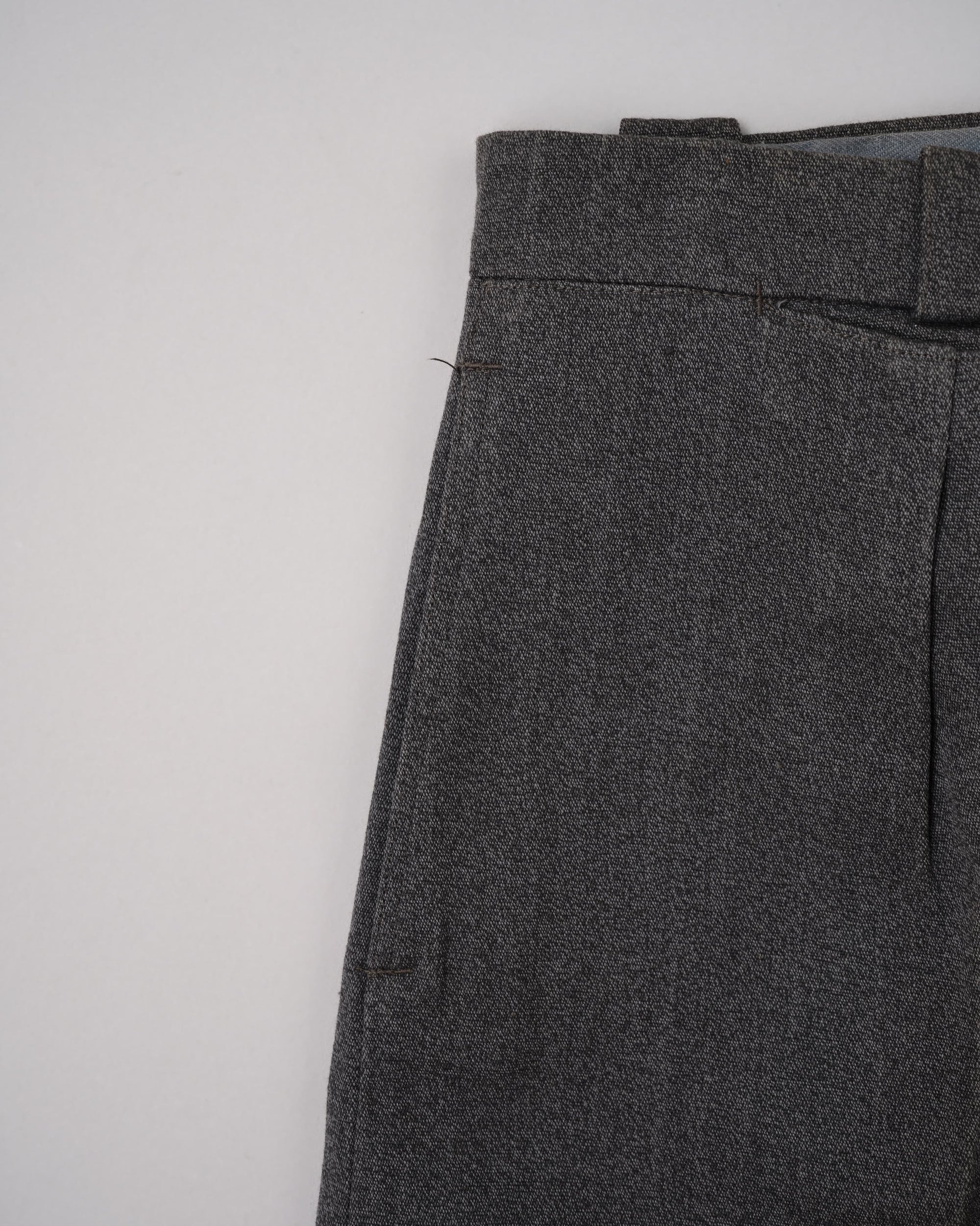 [~50's] French Vintage Black Chambray Work Pants "Dead Stock"