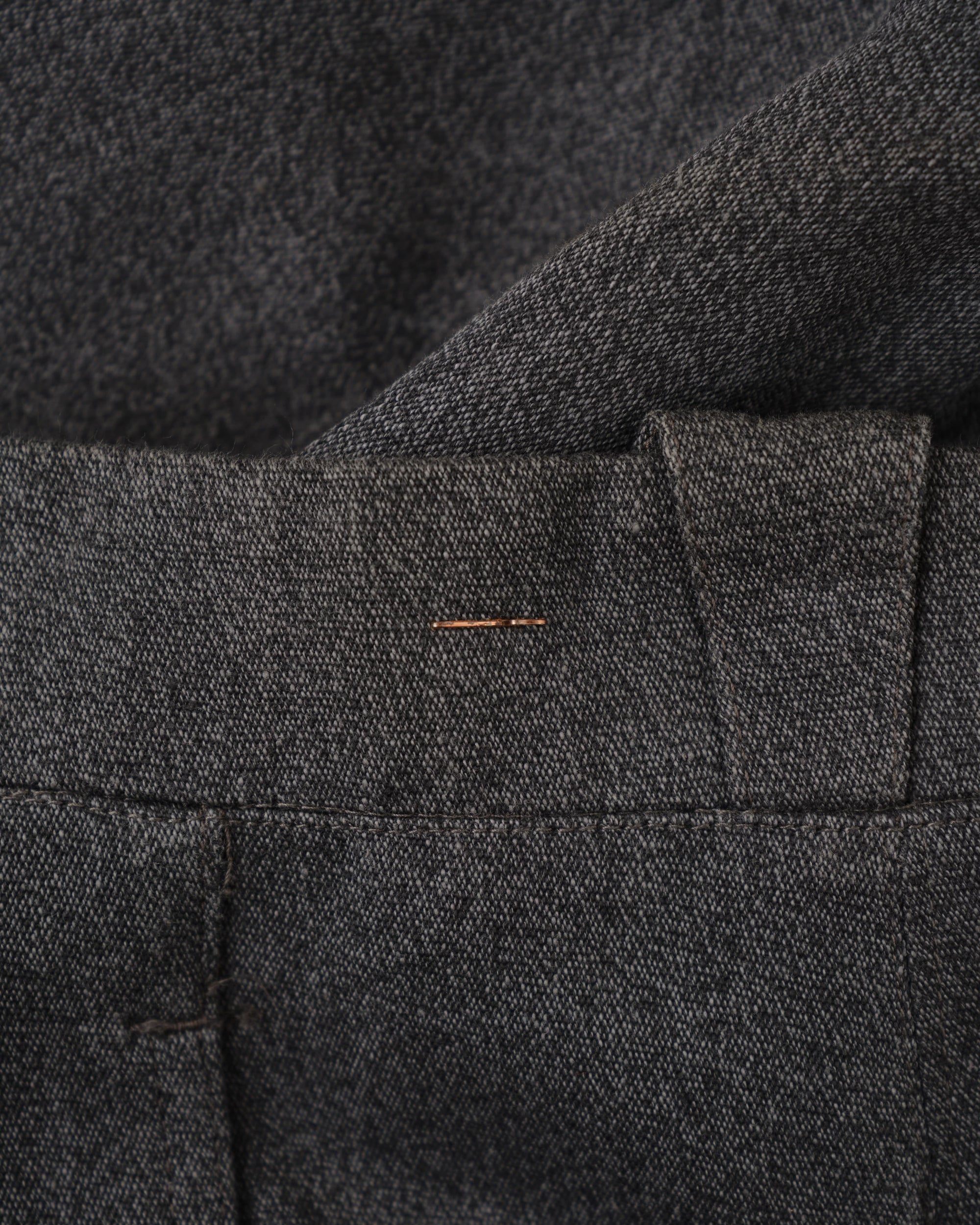 [~50's] French Vintage Black Chambray Work Pants "Dead Stock"