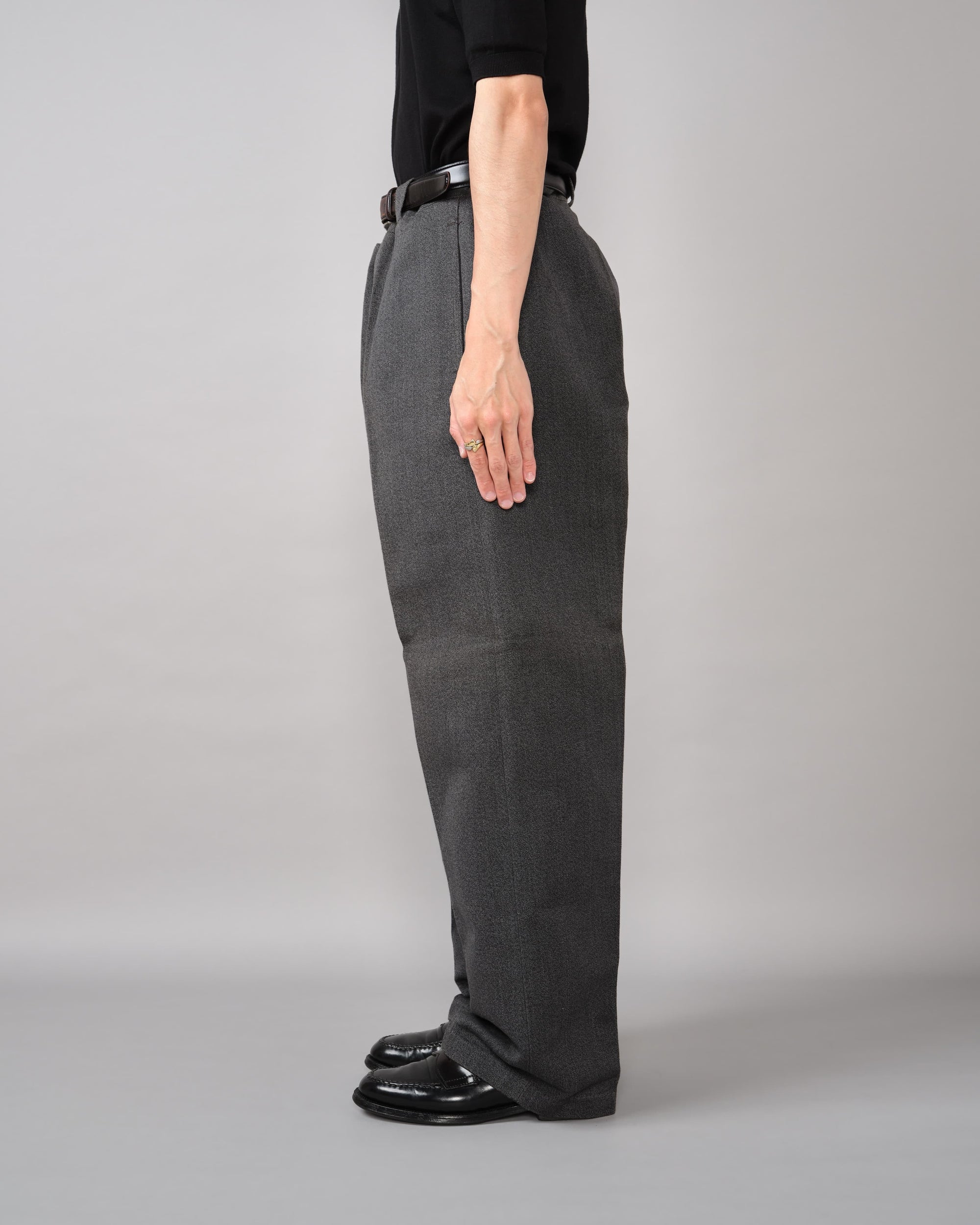 [~50's] French Vintage Black Chambray Work Pants "Dead Stock"