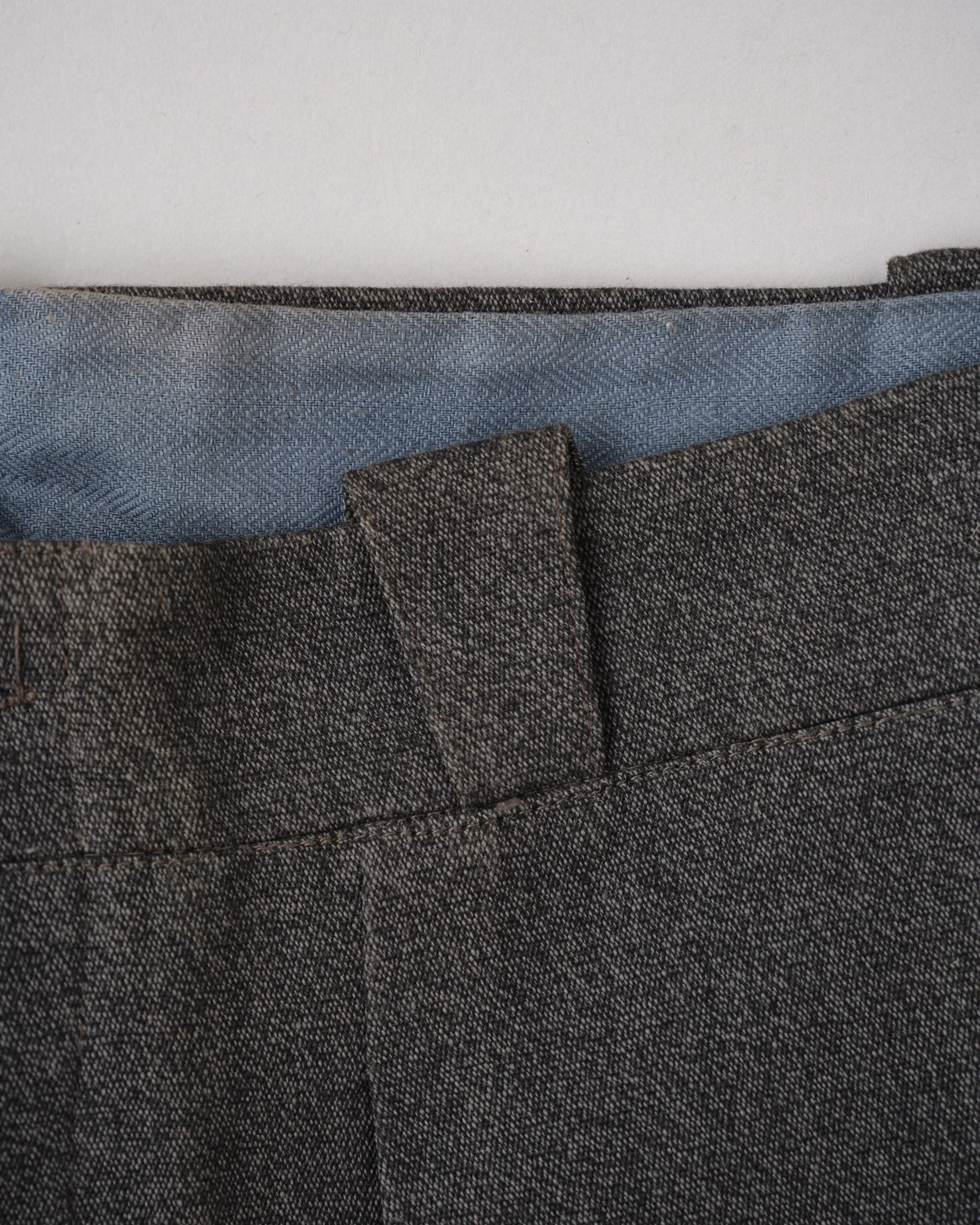 [~50's] French Vintage Black Chambray Work Pants "Dead Stock"