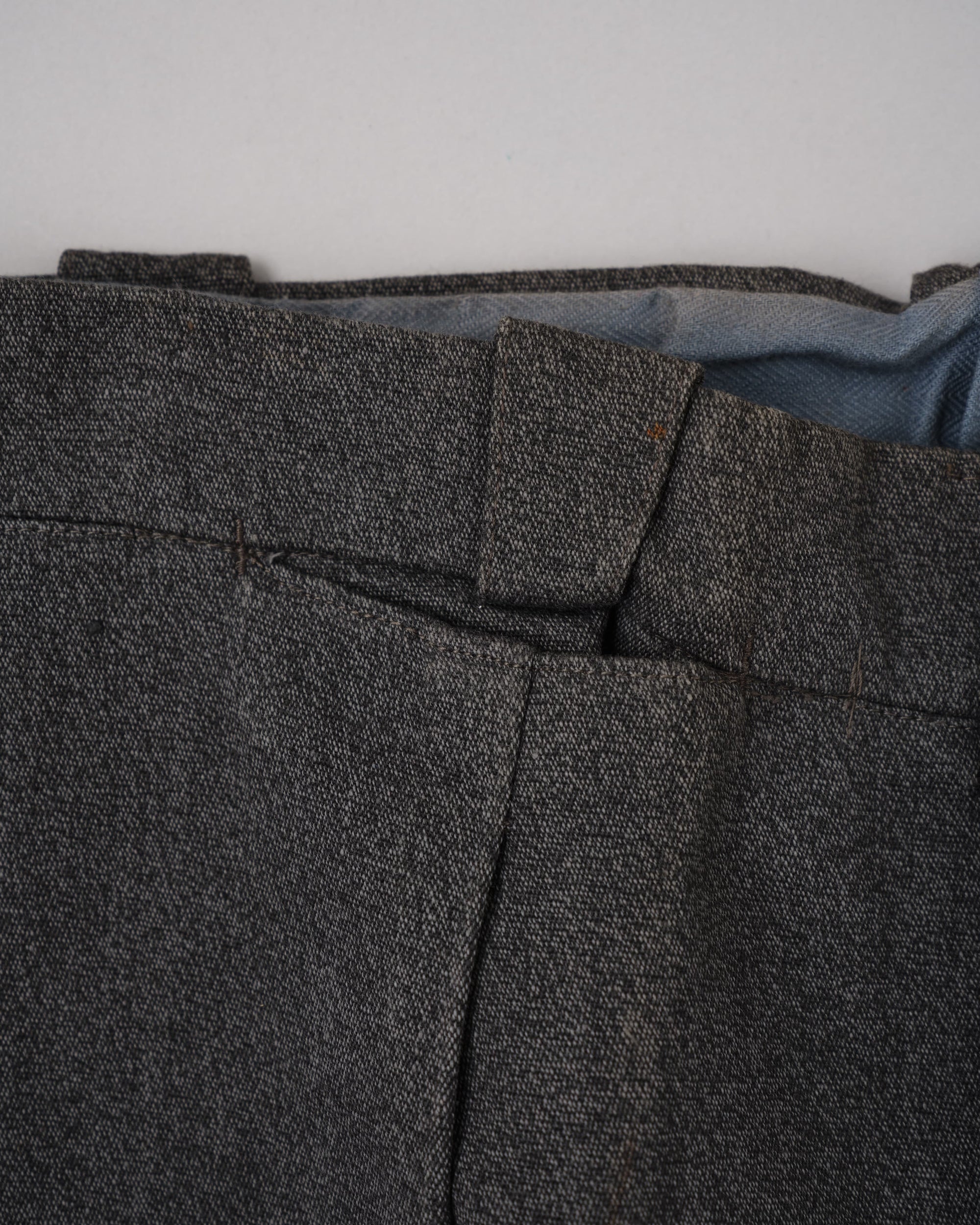 [~50's] French Vintage Black Chambray Work Pants "Dead Stock"