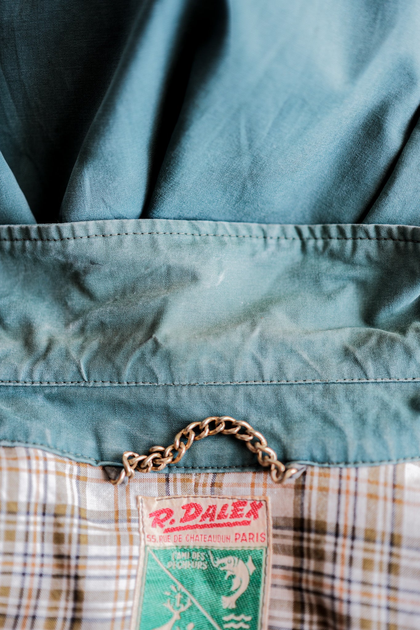 【~60's】French Vintage Hunting & Fishing Cotton Jacket Size.52 "L'ESQUIMAU"