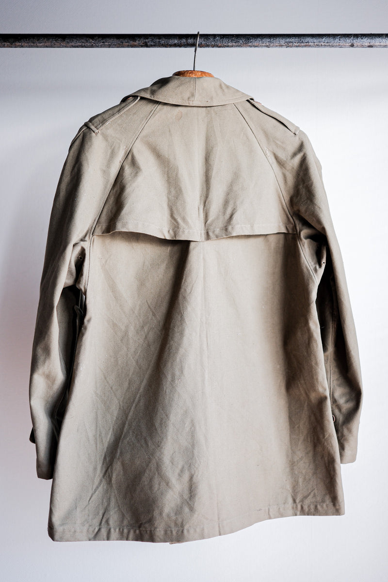【~40's】French Army M38 Double Breasted Motorcycle Jacket Size.2 "1st Type" "Dead Stock"