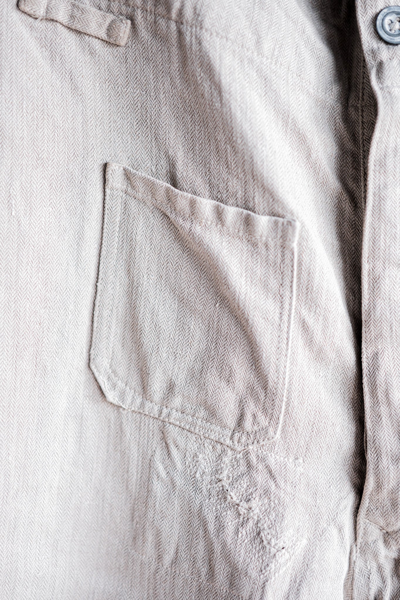 ［~40's］WW2 German Army Drillich HBT Linen Trousers