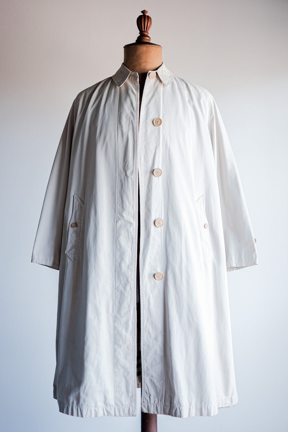 ［~50's］Vintage Burberrys Single Raglan Balmacaan Coat C100 for Ladies "Made in France"