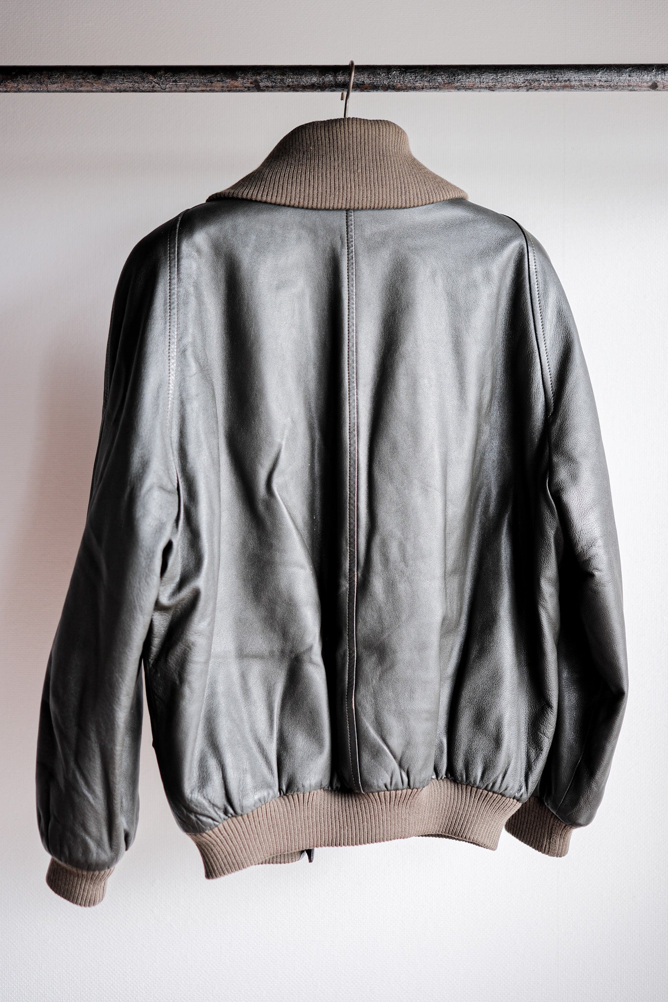 ［~80’s］Old Christian Dior Shawl Collar Leather Blouson Size.50