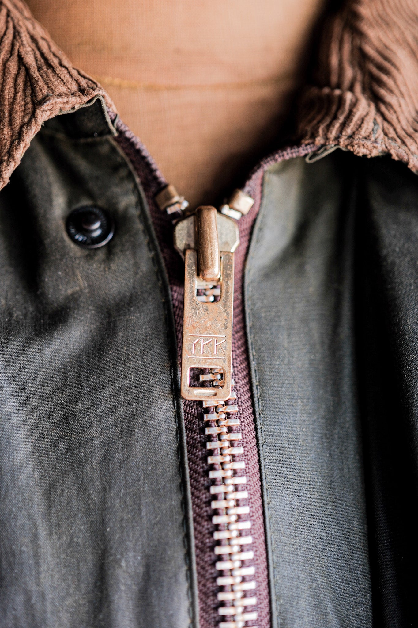 ［~80's］Vintage Barbour "BEAUFORT" With Hood 2 Crest Size.38