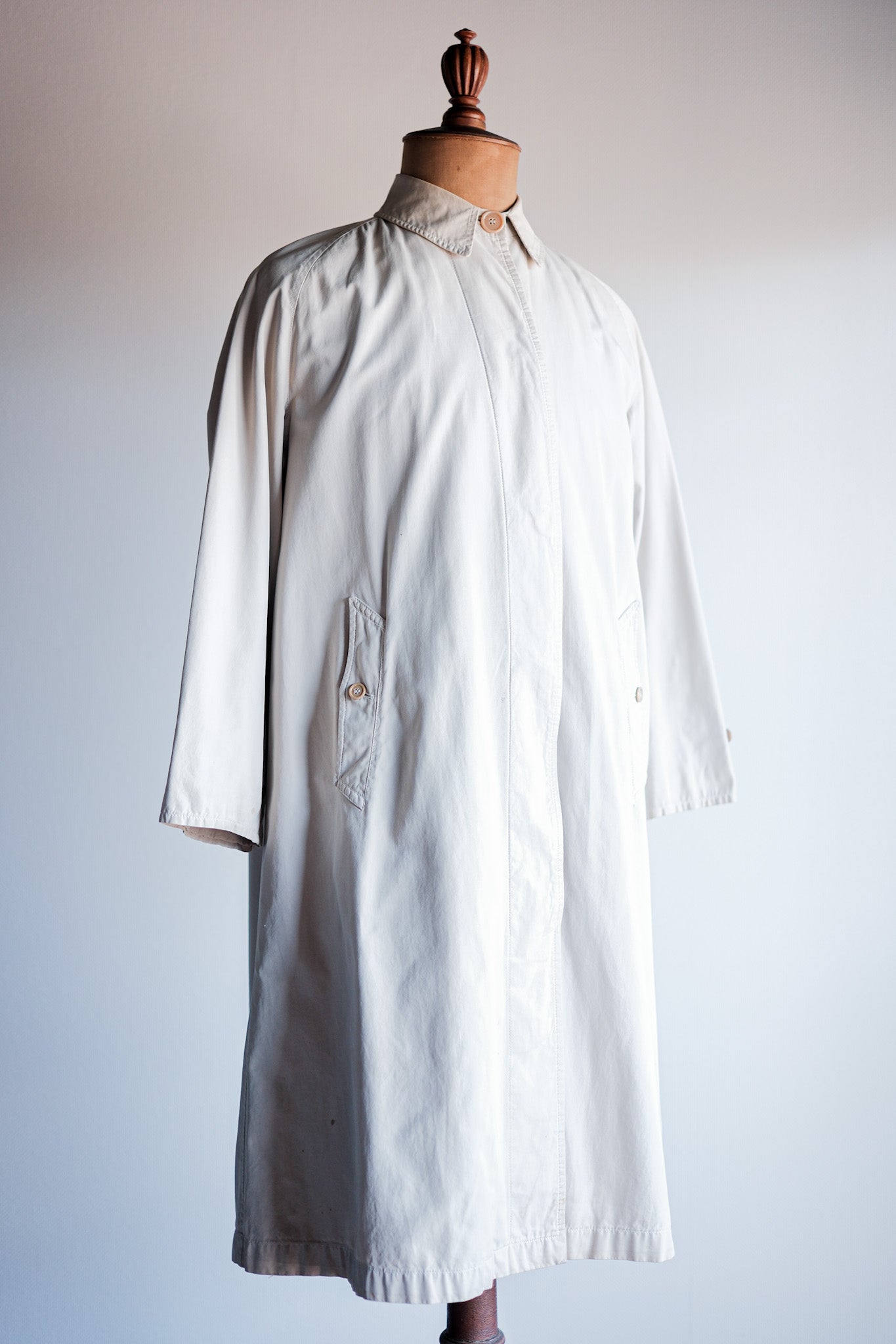 ［~50's］Vintage Burberrys Single Raglan Balmacaan Coat C100 for Ladies "Made in France"