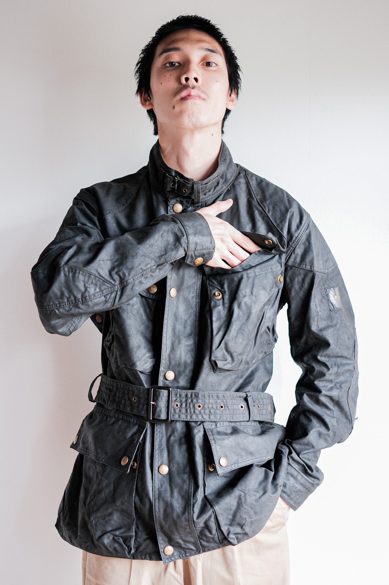 ［~60's］Vintage Belstaff Waxed Jacket "TRIALMASTER" "Red Label"