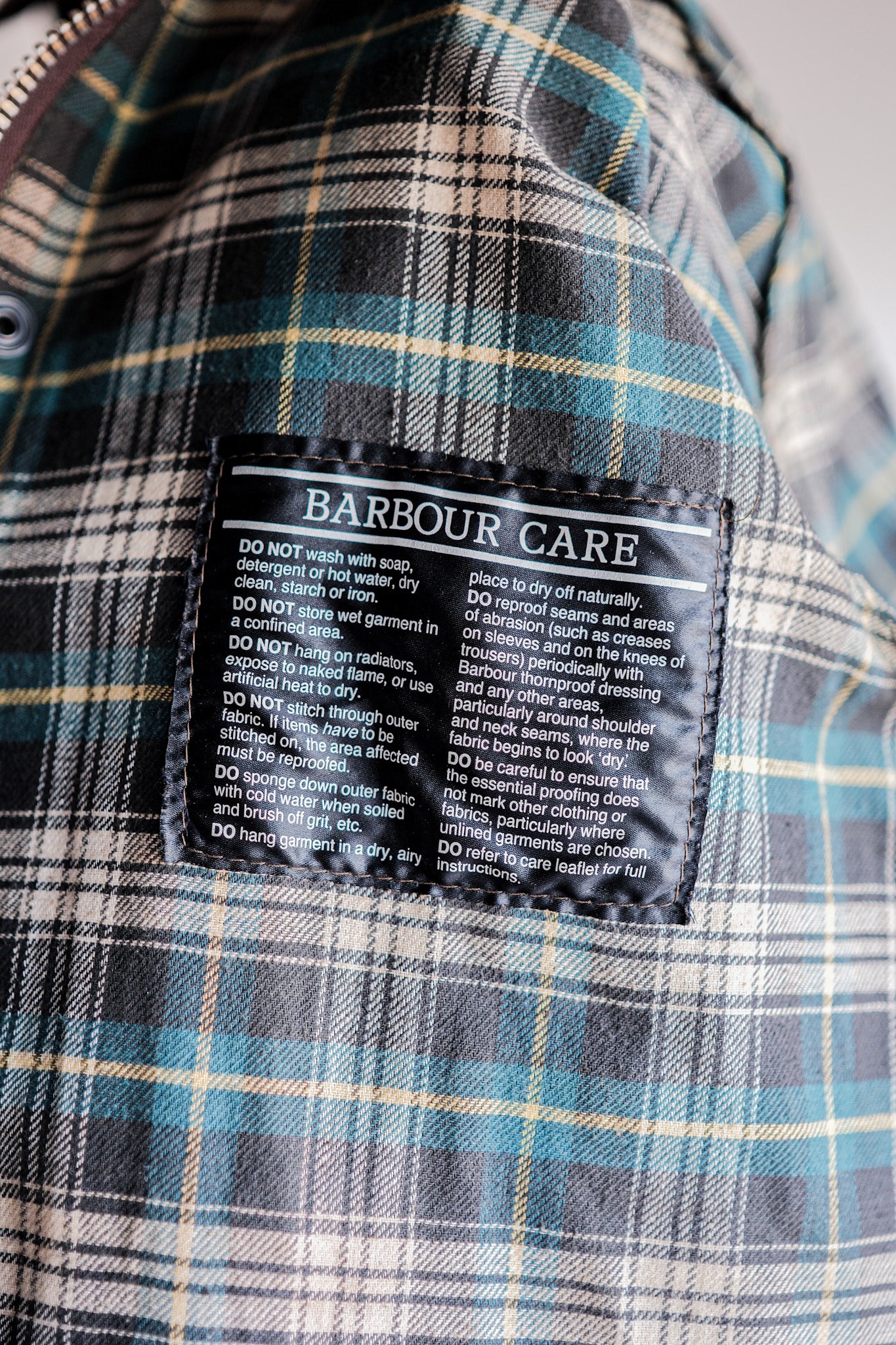 ［~80's］Vintage Barbour "BEAUFORT" With Hood 2 Crest Size.38