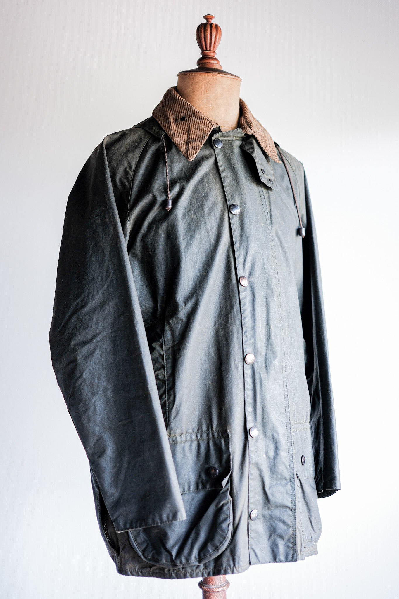 ［~80's］Vintage Barbour "BEAUFORT" With Hood 2 Crest Size.38