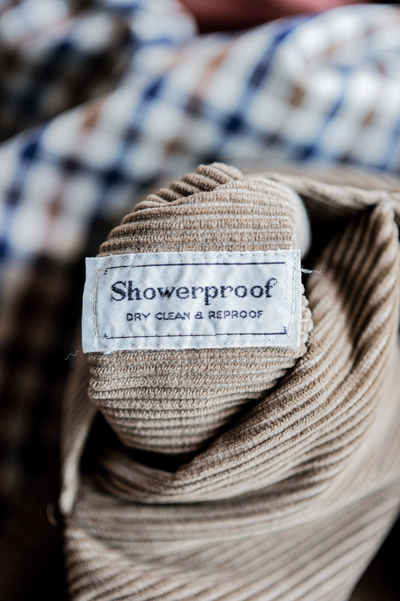[~80's] Vintage Aquascutum Raglan Sleeve สีน้ำตาล Corduroy Blouson