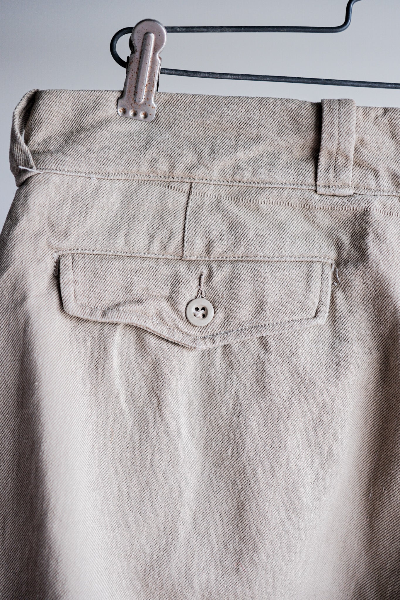 [~ 60's] French Army M52 CHINO TROUSERS SIZE.23