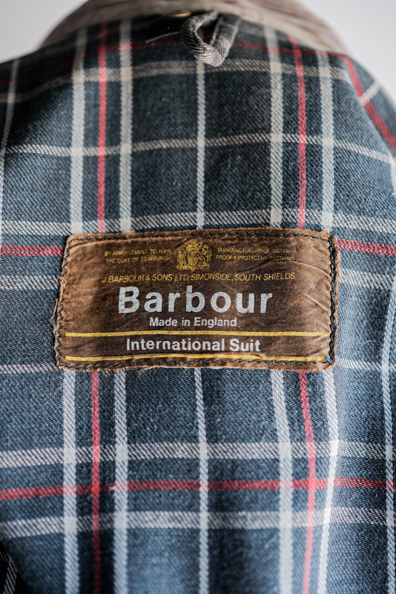 [~ 70's] Barbour vintage "Suit international" 1 crête