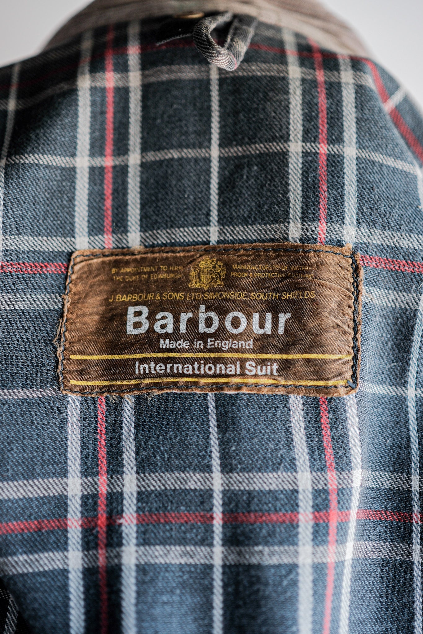 ［~70's］Vintage Barbour "INTERNATIONAL SUIT" 1 Crest