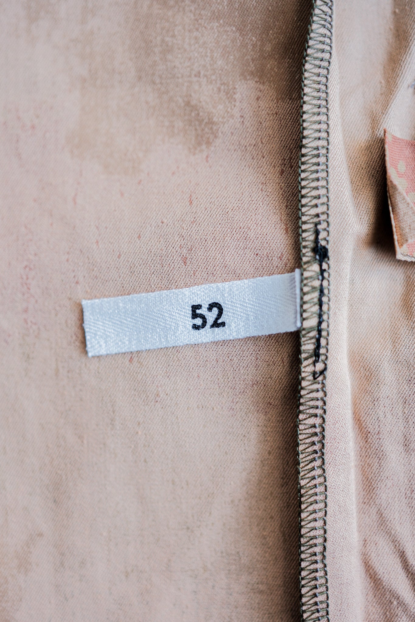 ［~90's］Czechoslovakian Army Desert Pattern Camouflage Field Jacket Size.52 "Test Sample" "Dead Stock"