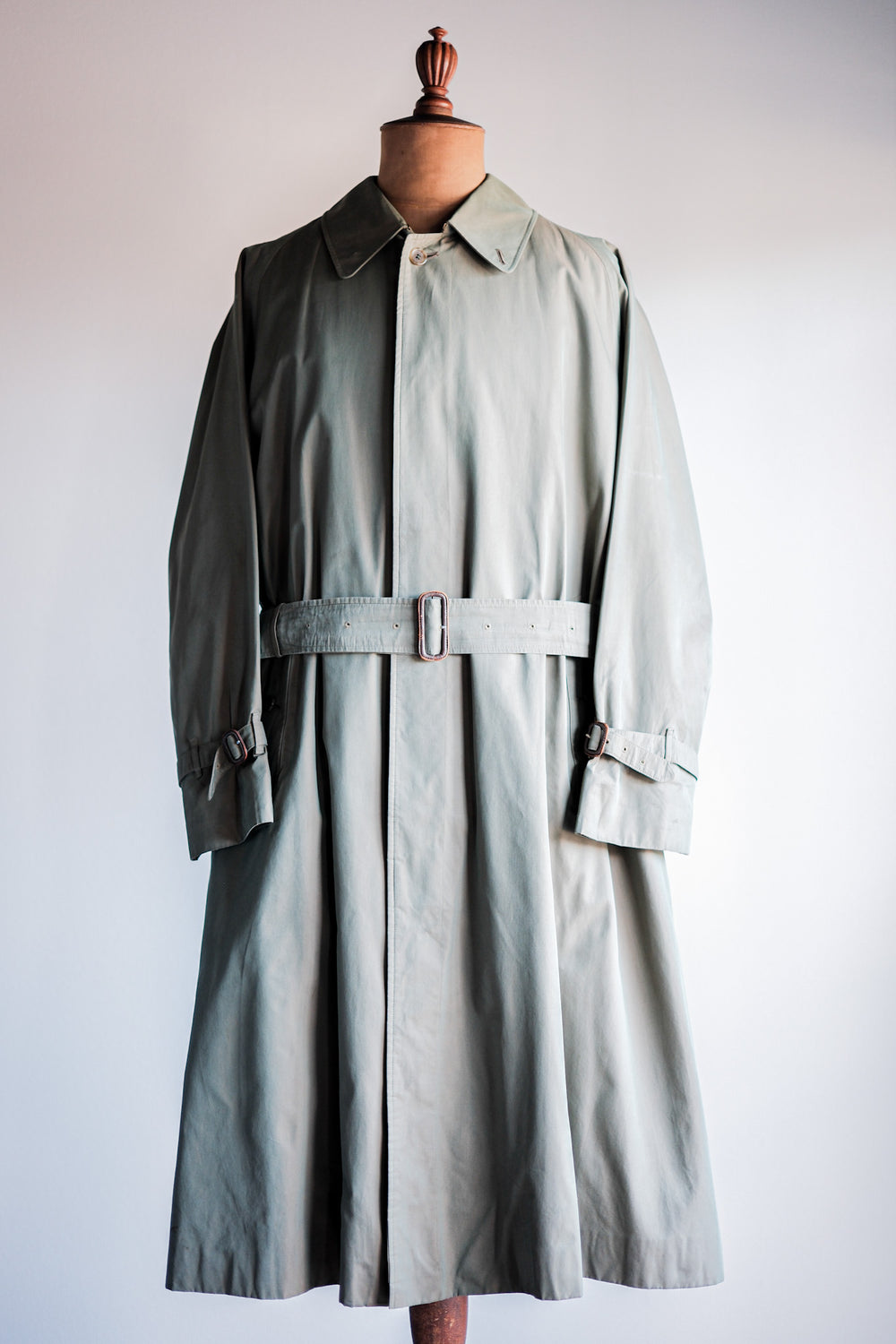 ［~70's］Vintage Burberrys Single Raglan Rider Coat C100 With Liner Size.52RL "TAMAMUSHI"