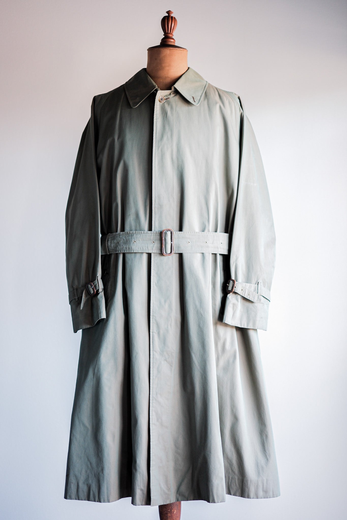［~70's］Vintage Burberrys Single Raglan Rider Coat C100 With Liner Size.52RL "TAMAMUSHI"