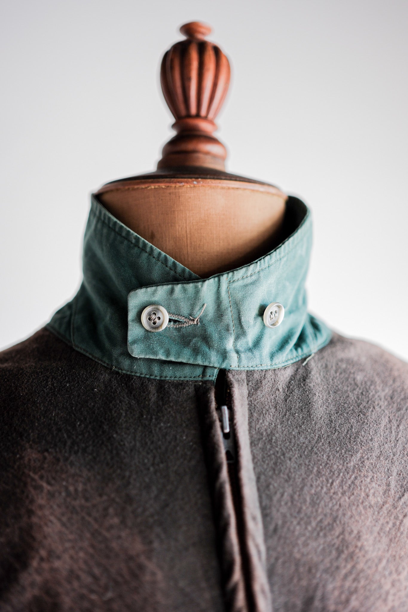 【~60's】French Vintage Hunting & Fishing Cotton Jacket Size.52 "L'ESQUIMAU"