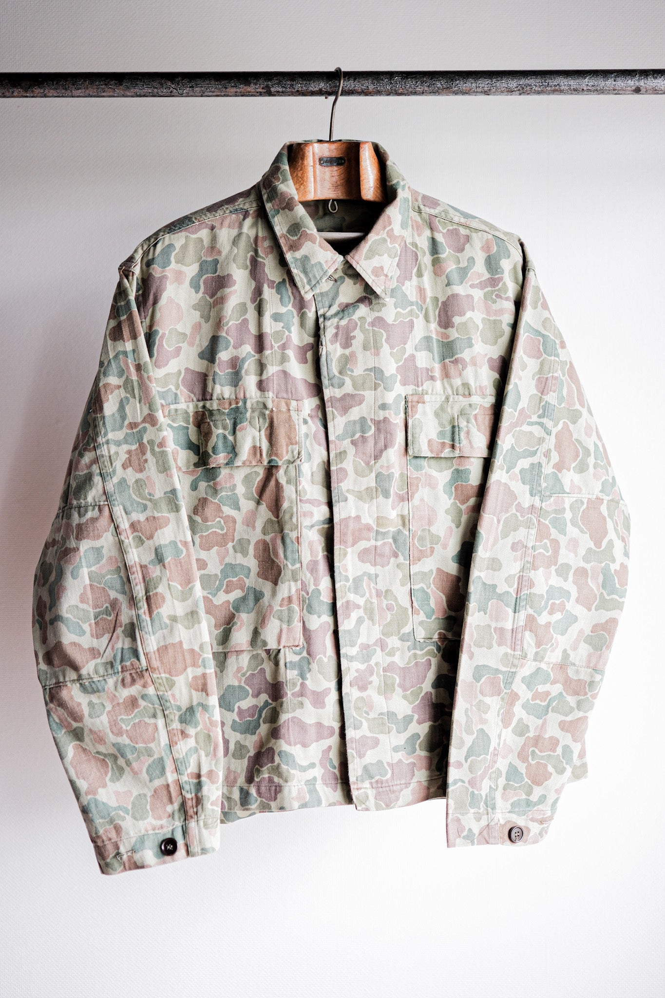 ［~50's］Dutch Army Frogskin Camouflage Field Jacket Size.46
