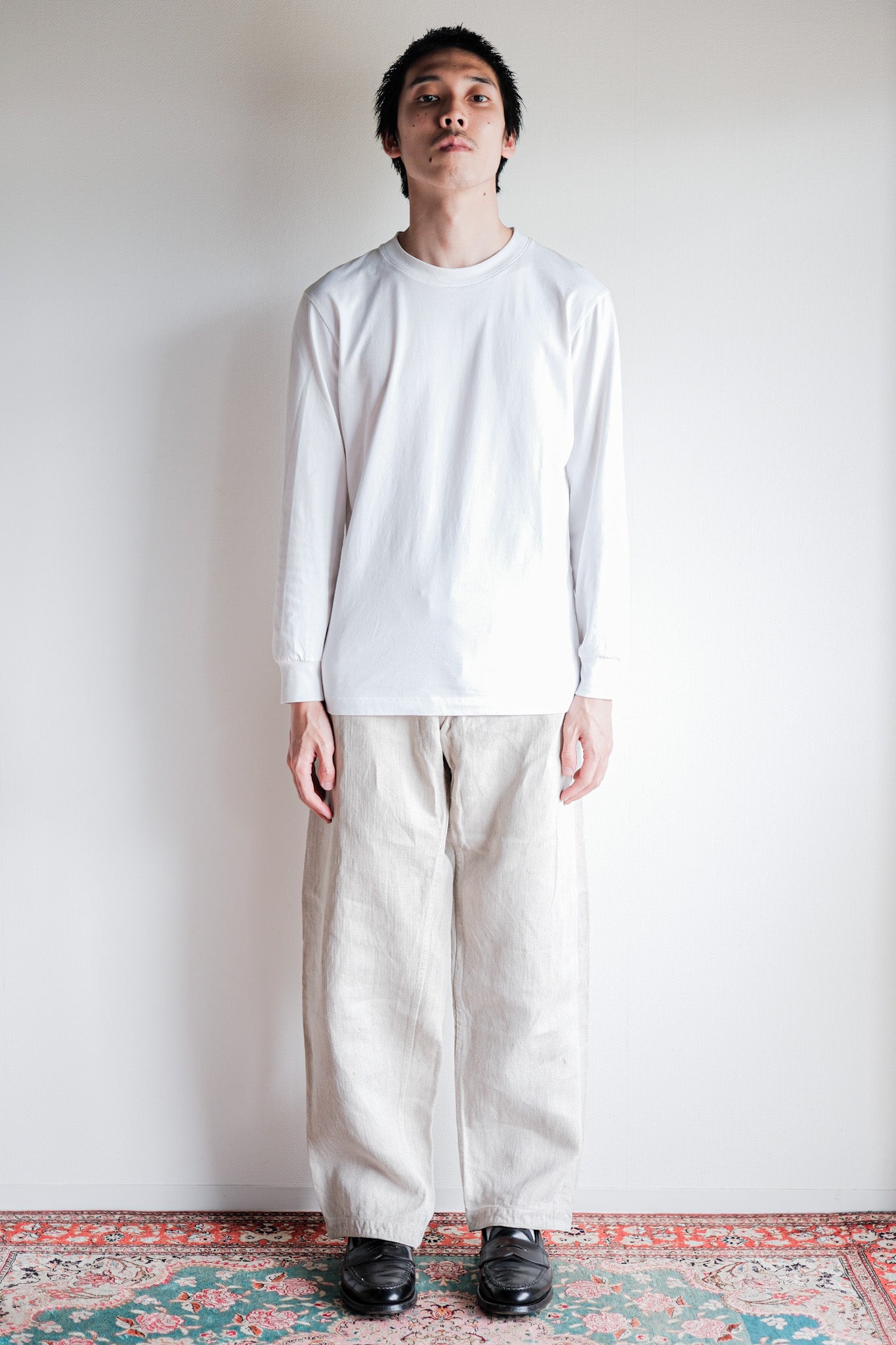 ［~40's］WW2 German Army Drillich HBT Linen Trousers