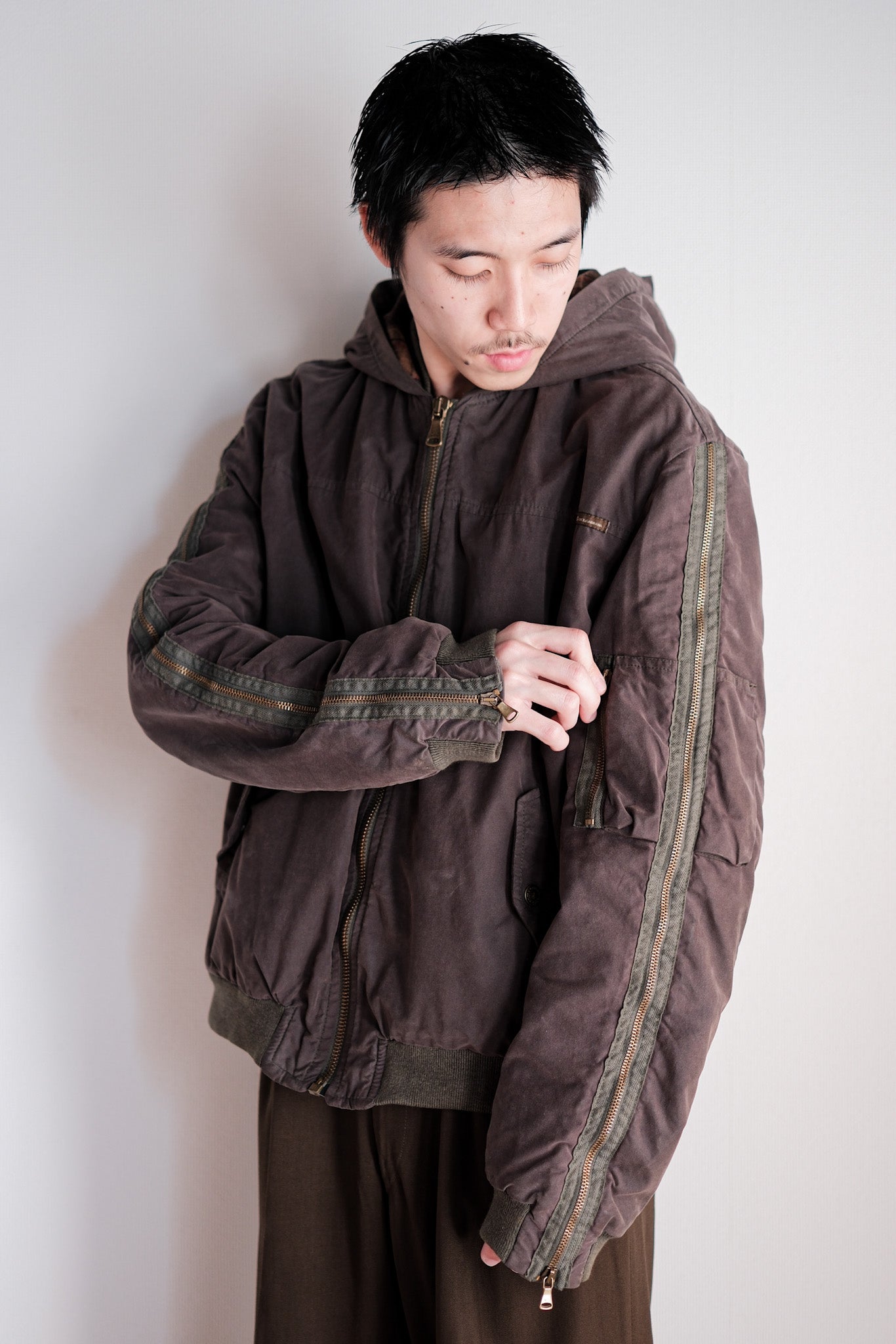 ［~00's］Old DOLCE & GABBANA Zip Up Hooded Jacket Size.L