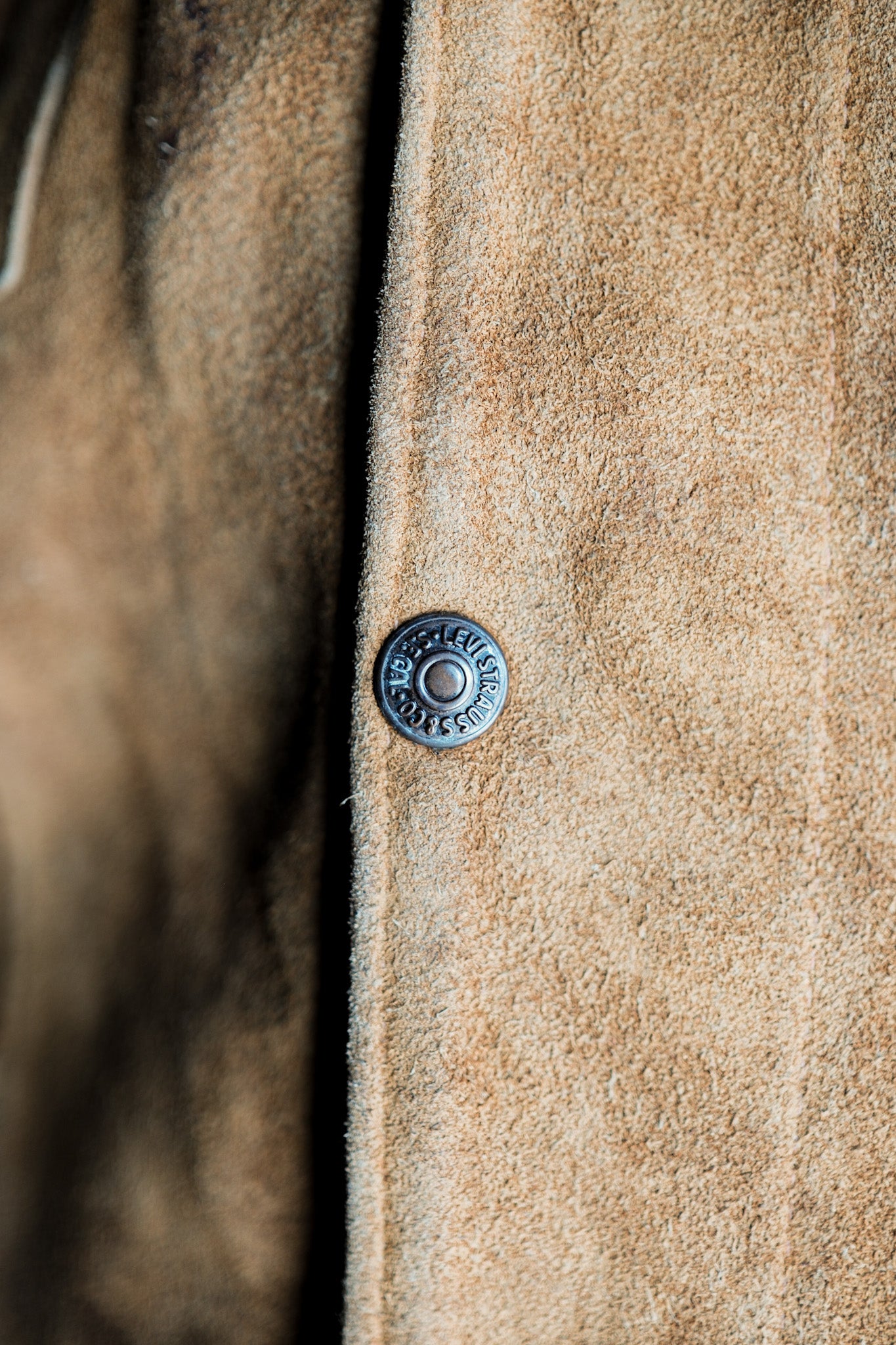 [〜50年代]復古李維的絨面革皮夾克“短號角”