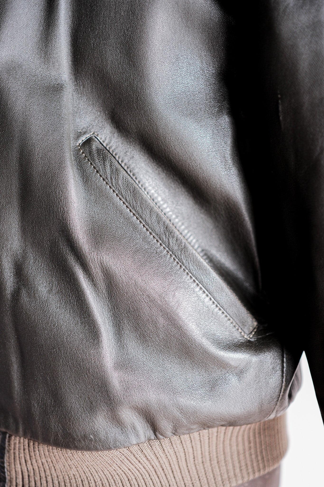 ［~80’s］Old Christian Dior Shawl Collar Leather Blouson Size.50