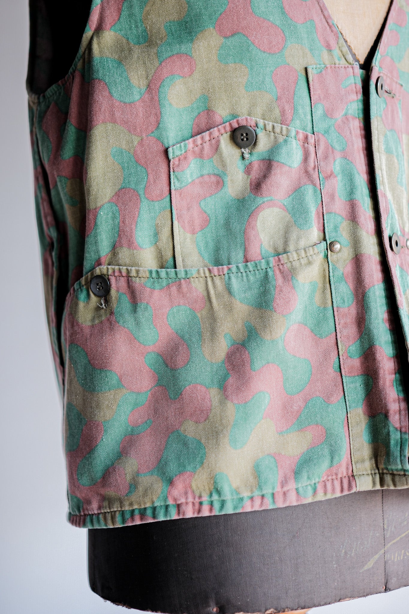 ［~60's］Italian Vintage San Marco Camouflage Hunting Vest