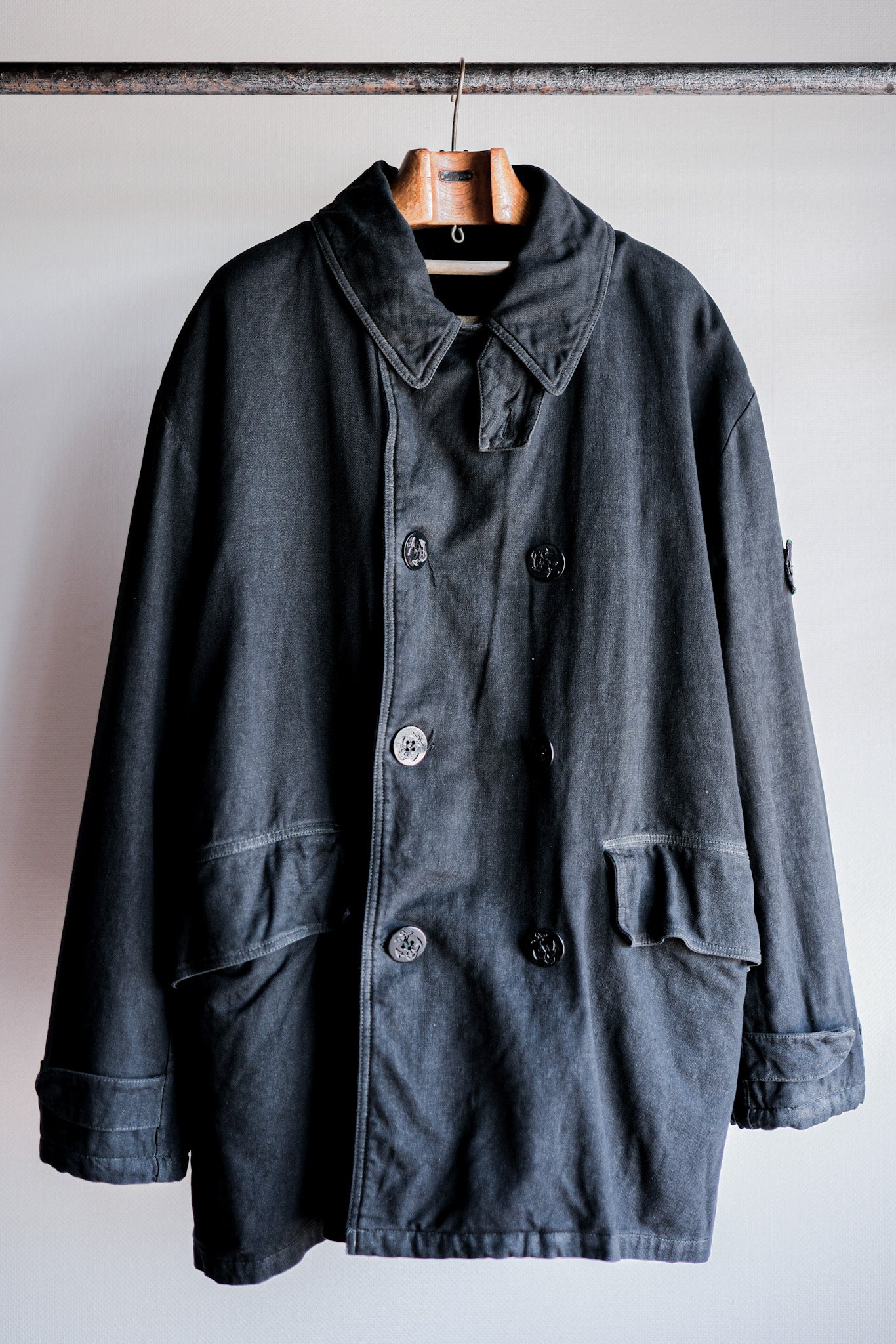 ［~90’s］Old STONE ISLAND Double Breasted Jacket Size.XXL “Marina Archive”