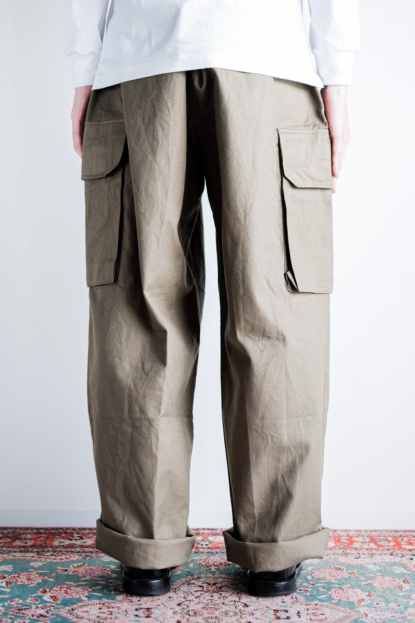 ［~50's］French Army M47 Field Trousers Size.35 "Dead Stock"
