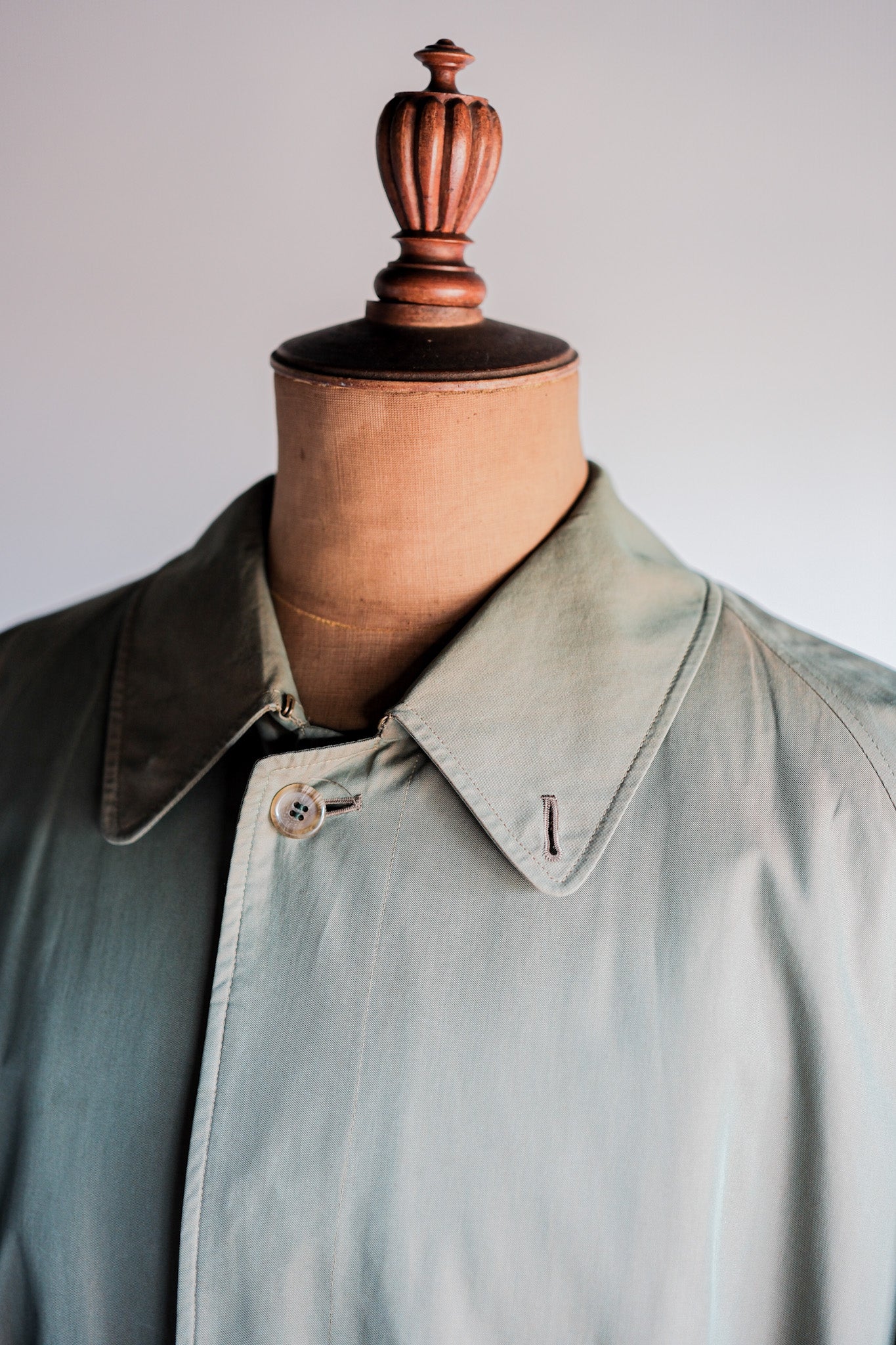 ［~70's］Vintage Burberrys Single Raglan Rider Coat C100 With Liner Size.52RL "TAMAMUSHI"