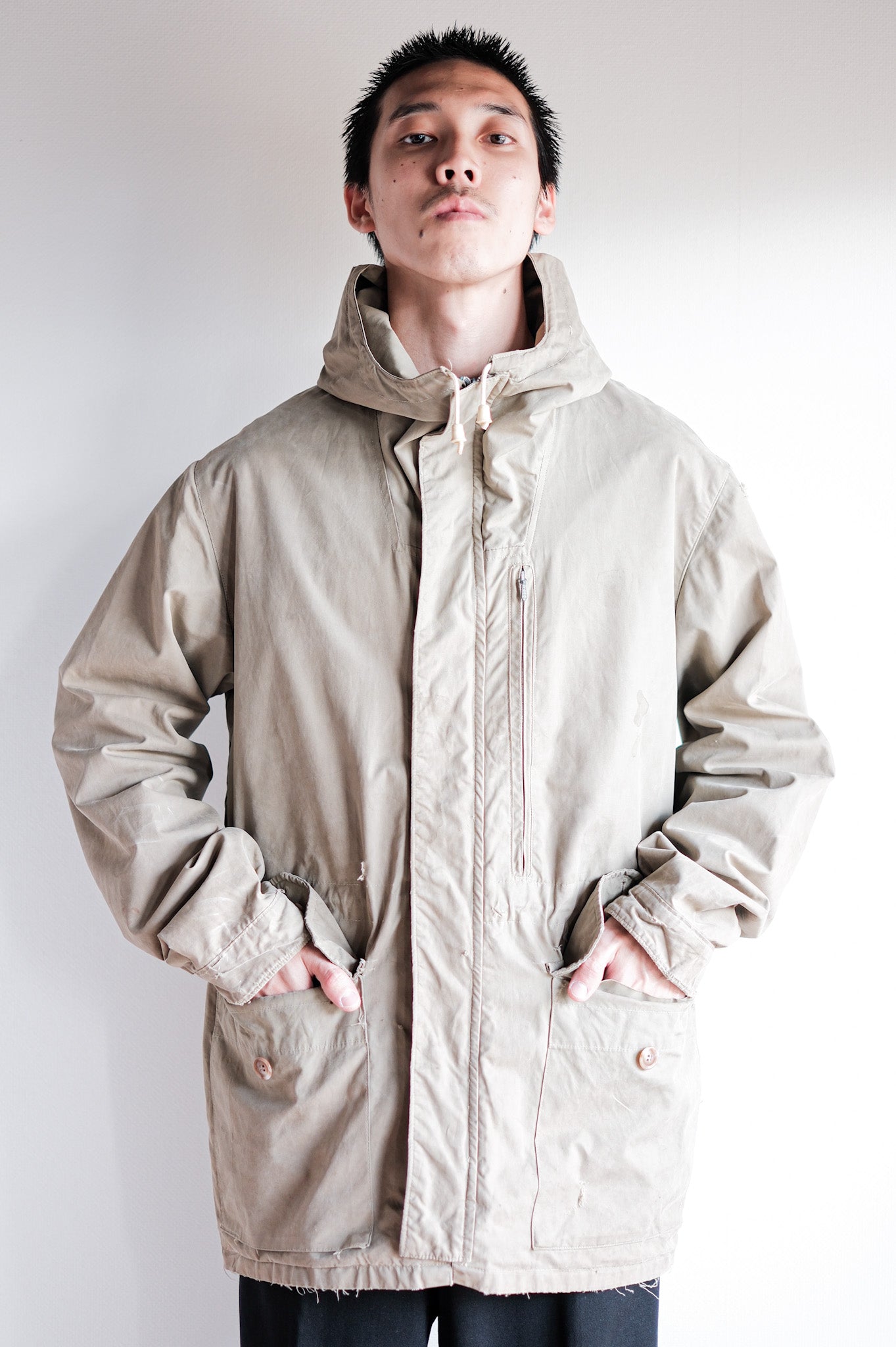 [~ 50's] แจ็คเก็ตเดินป่า Vintage Ventile ของอังกฤษ "Nonpareil P&O"