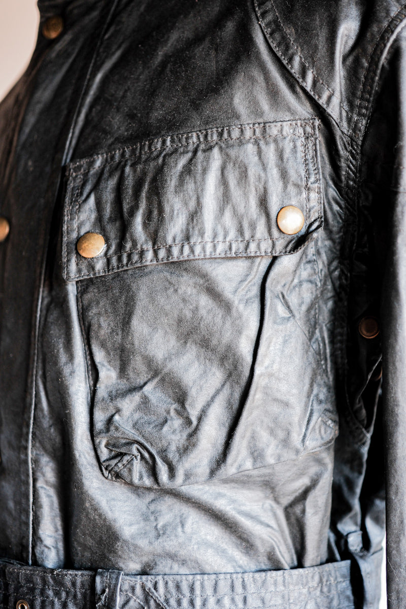 【~60's】Vintage Belstaff Waxed Jacket Size.38 "TRIALMASTER"