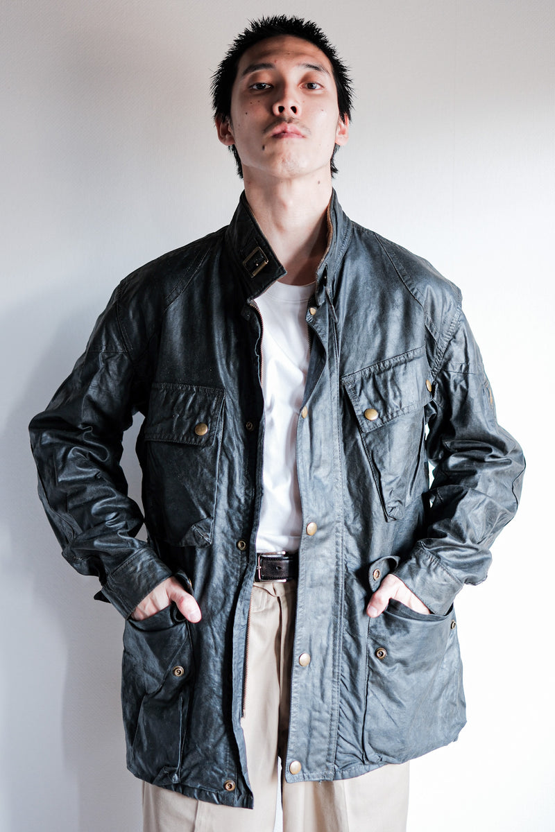 【~60's】Vintage Belstaff Waxed Jacket Size.38 "TRIALMASTER"