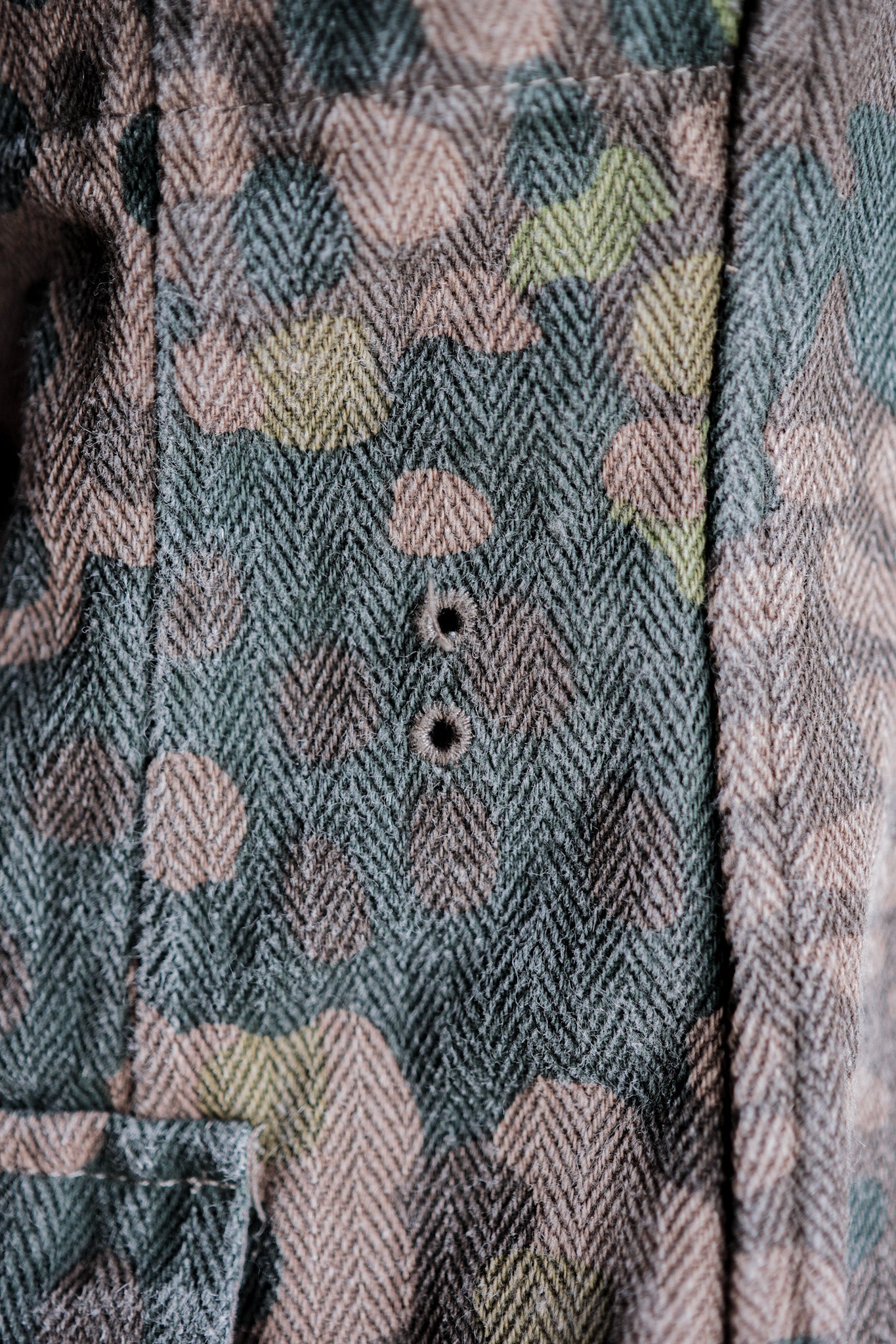 【~00's】German Waffen-SS Type Pea Dot Camouflage M44HBT Field Jacket“Reproduction”