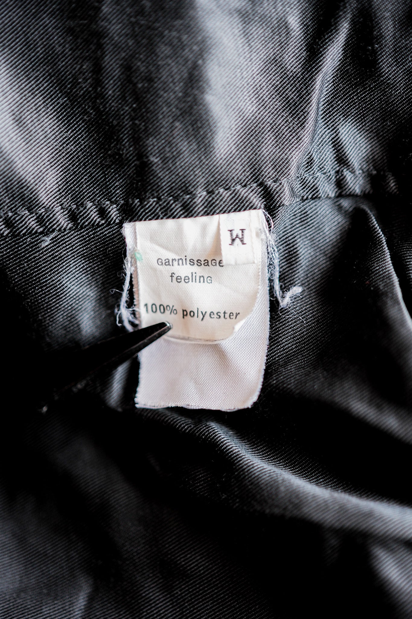 Old renoma Paris Black Leather detachable sleeve multi pocket jacket size. M