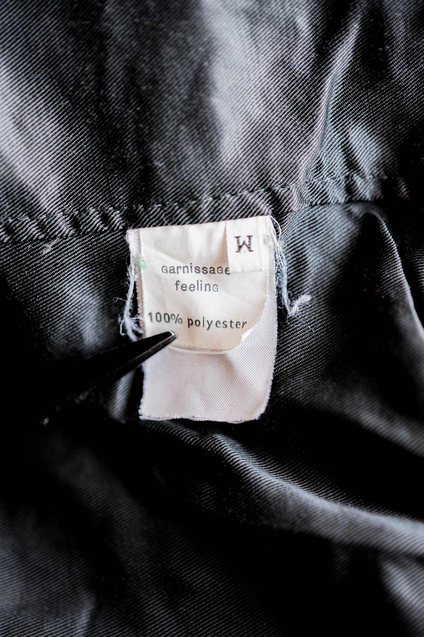 ［~90's］Old Renoma Paris Black Leather Detachable Sleeve Multi Pocket Jacket Size.M