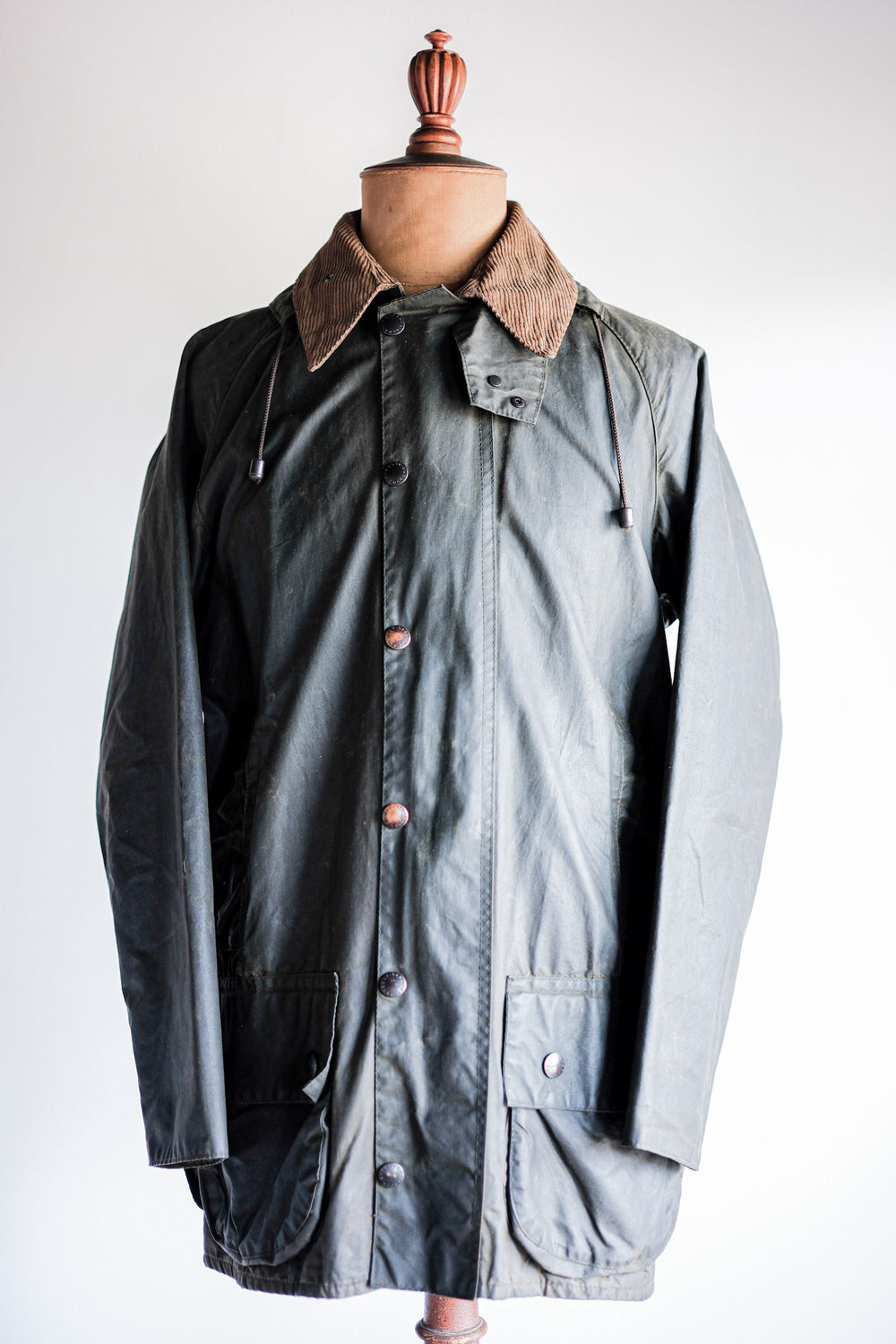 ［~80's］Vintage Barbour "BEAUFORT" With Hood 2 Crest Size.38