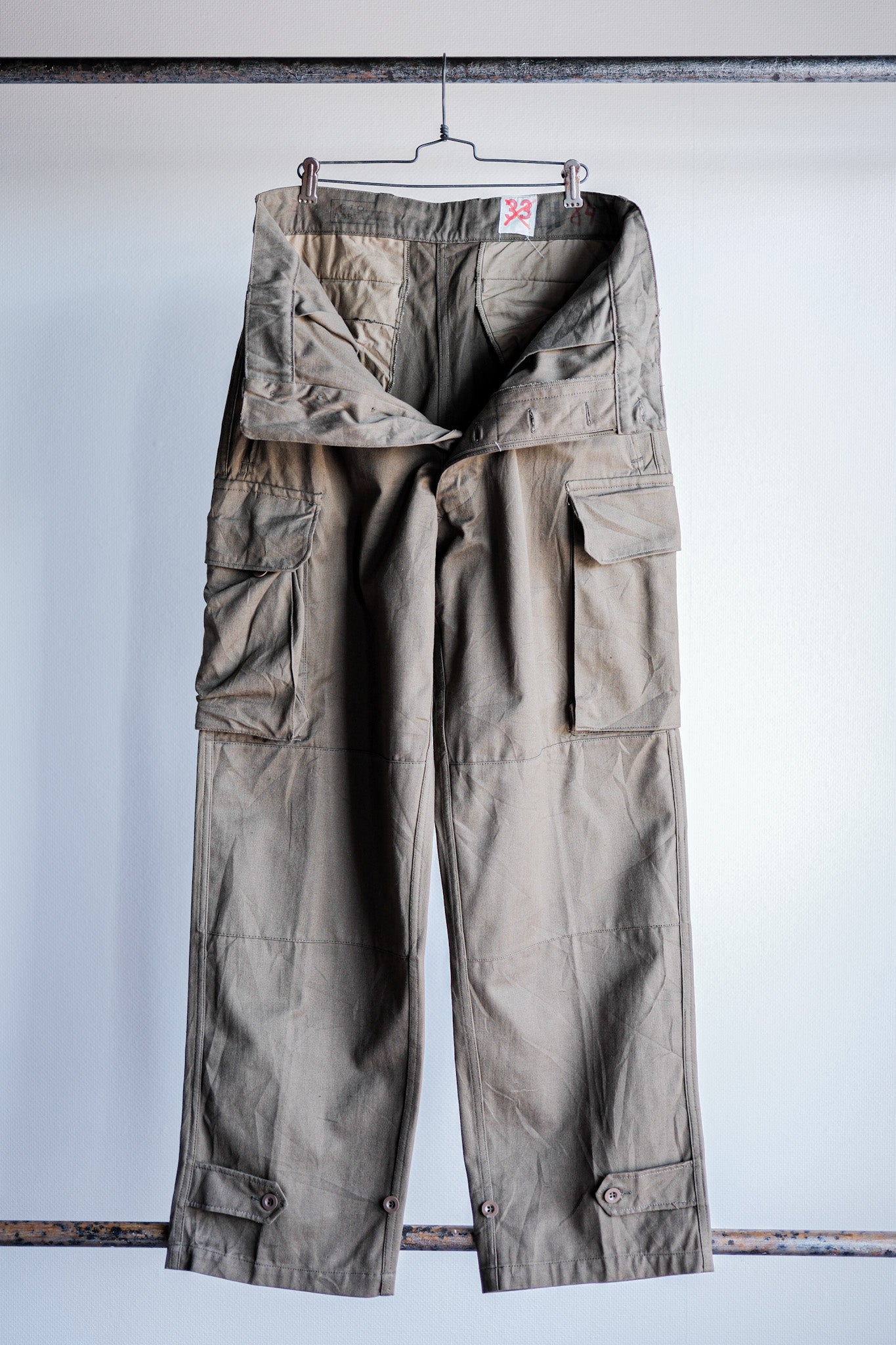60's] French Army M47 Field Trousers Size.84m Dead Stock