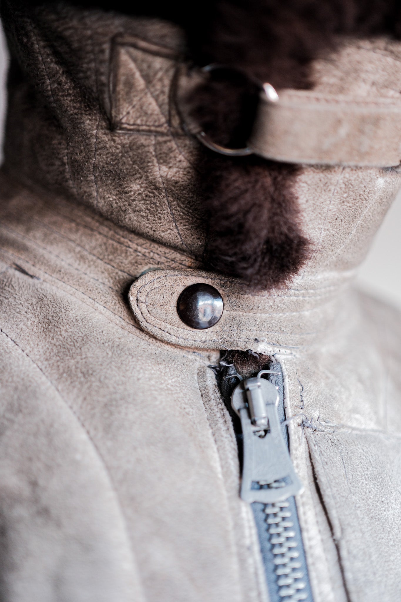 ［~40's］WWⅡ German Air Force Winter Sheepskin Flight Jacket "Luftwaffe" "Unusual Pocket"
