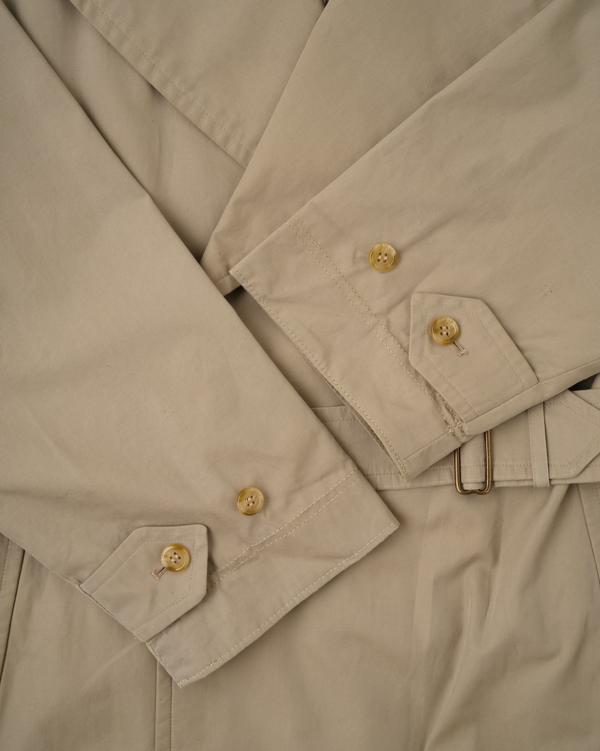 【~80's】Vintage Burberrys One-Piece Sleeve Tielocken Coat C100 Size.46REG