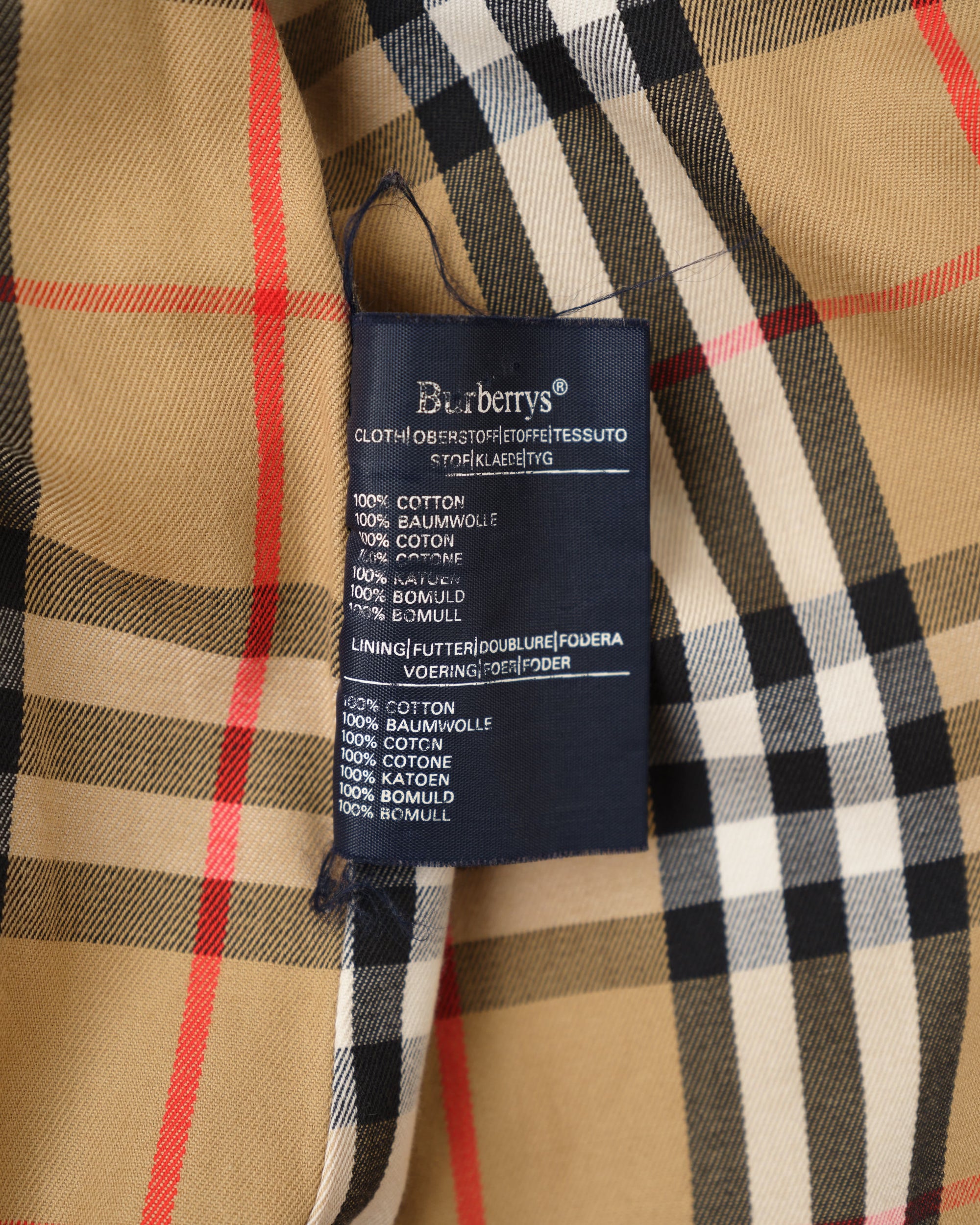 【~80's】Vintage Burberrys One-Piece Sleeve Tielocken Coat C100 Size.46REG
