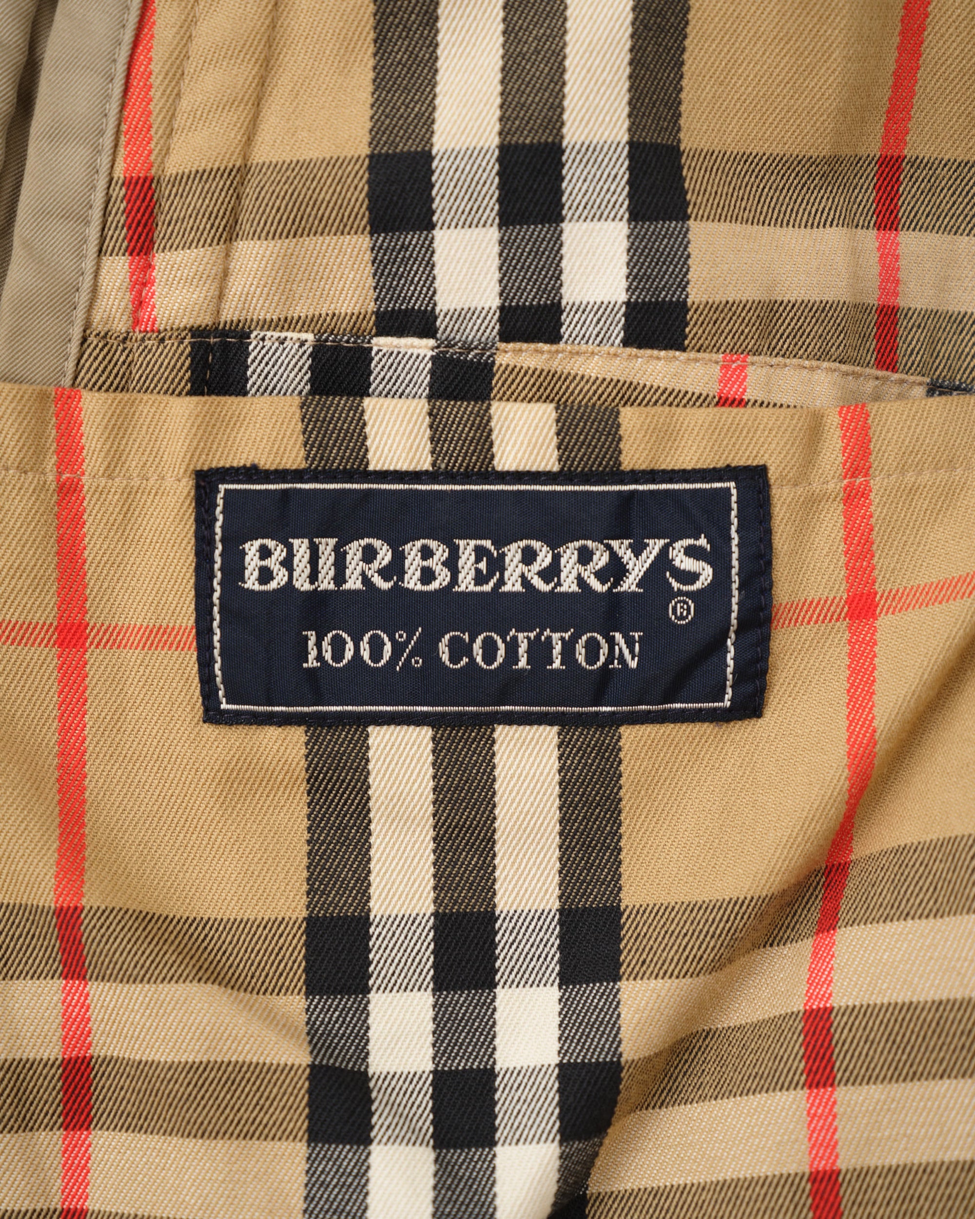 【~80's】Vintage Burberrys One-Piece Sleeve Tielocken Coat C100 Size.46REG