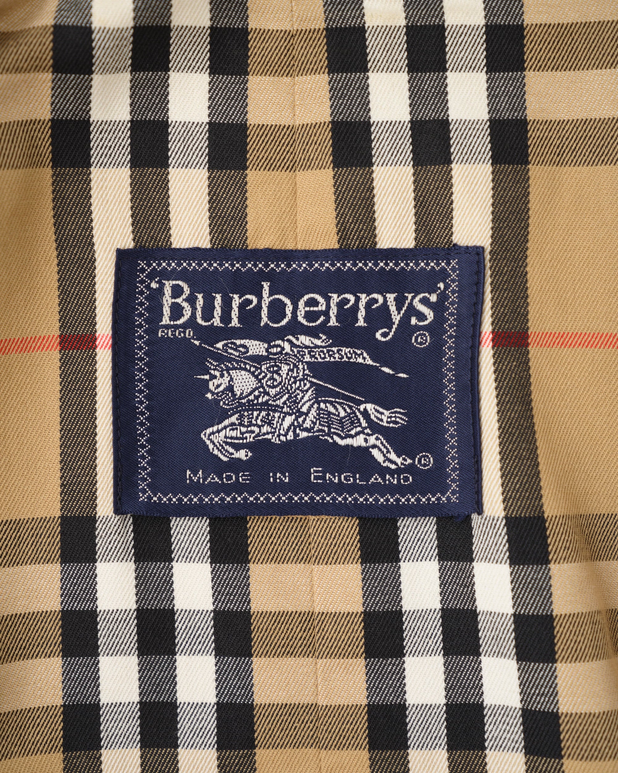 【~80's】Vintage Burberrys One-Piece Sleeve Tielocken Coat C100 Size.46REG